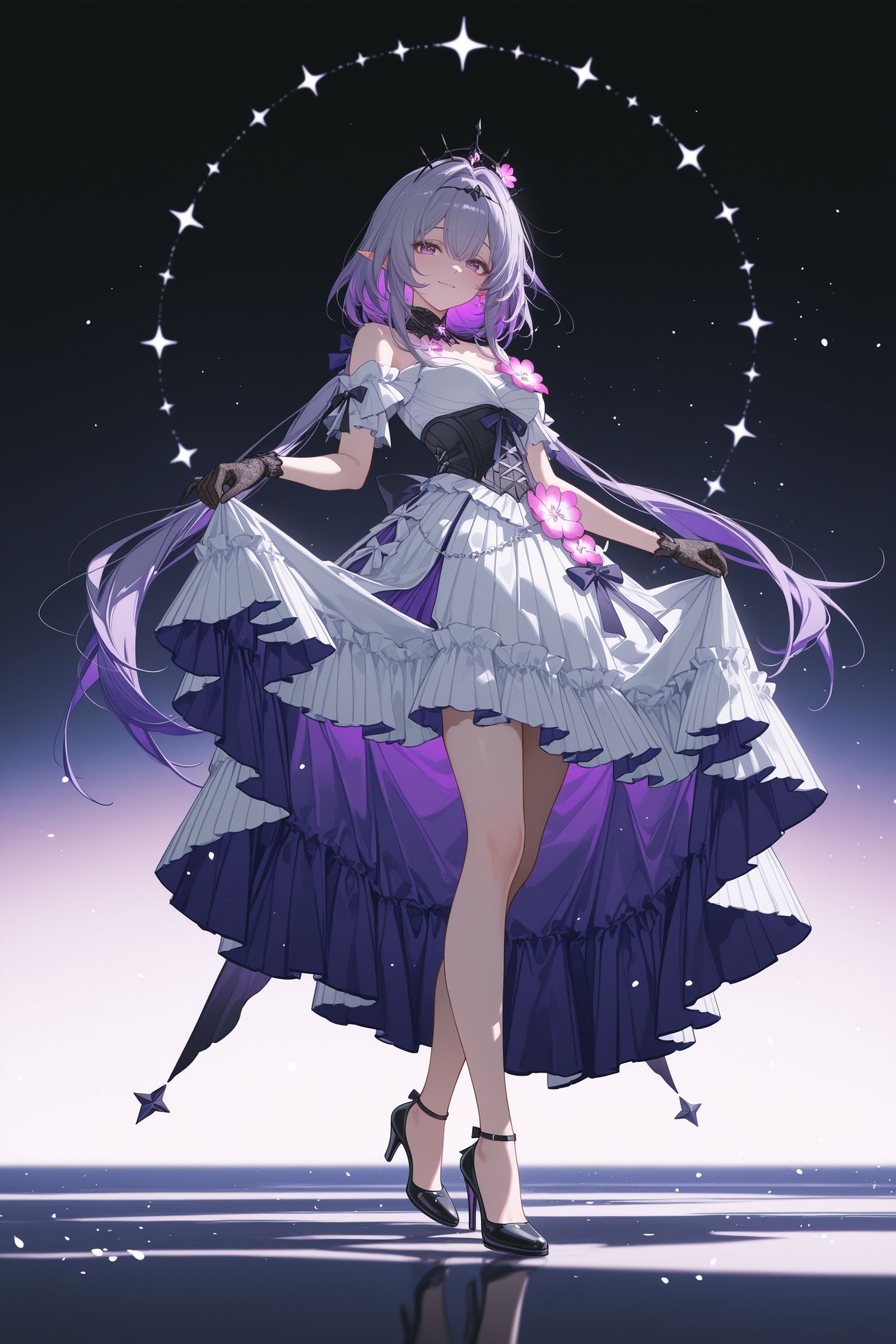 二次元同人星穹铁道遐蝶 游戏角色人物美女手机壁纸图包,第13张