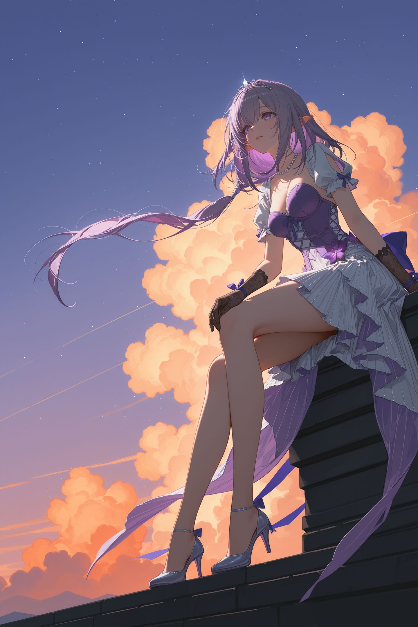 二次元同人星穹铁道遐蝶 游戏角色人物美女手机壁纸图包,第9张