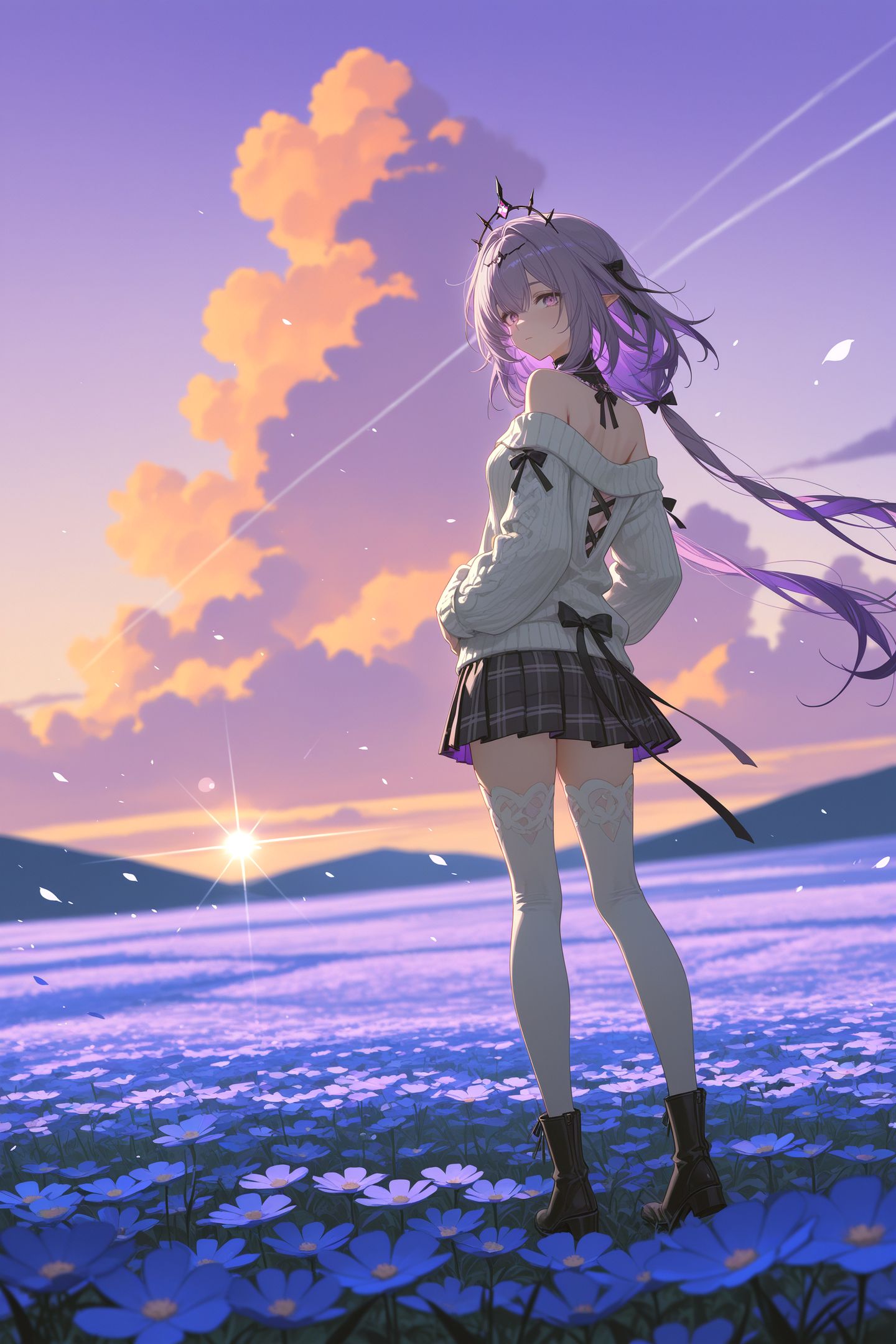 二次元同人星穹铁道遐蝶 游戏角色人物美女手机壁纸图包,第14张