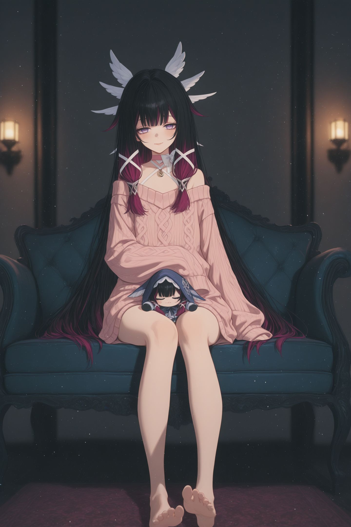 二次元女孩 原神哥伦比娅 手机锁屏壁纸图片,第5张