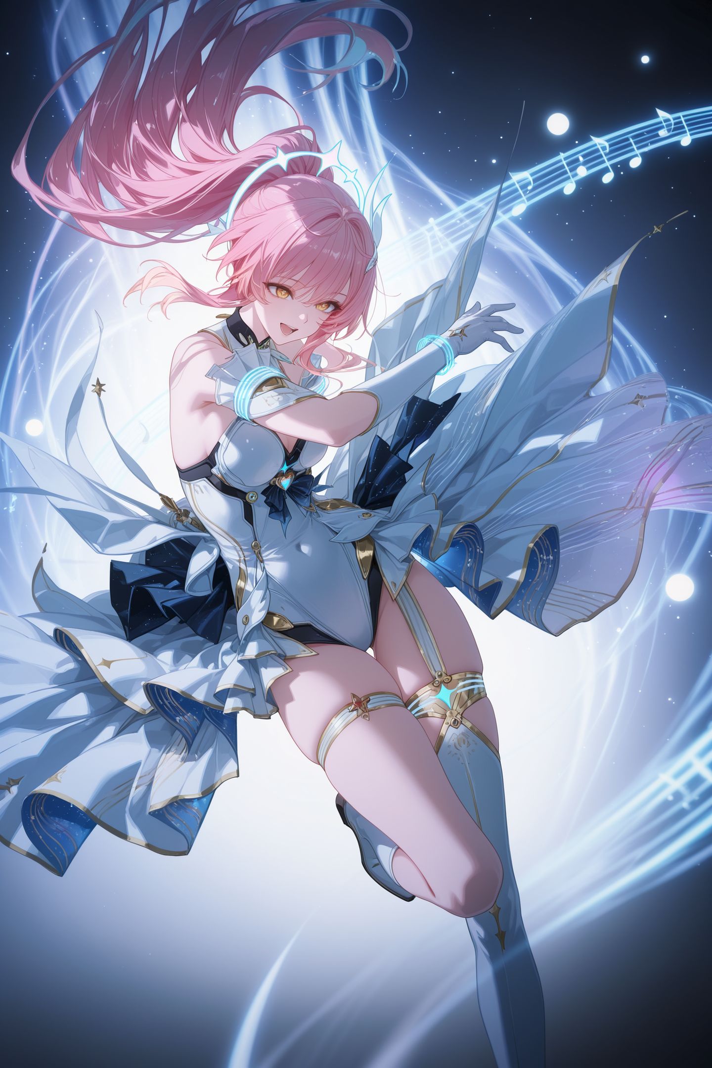 《鸣潮》爱弥斯 游戏剧情 二次元游戏手机壁纸锁屏，粉色头发女孩,第2张