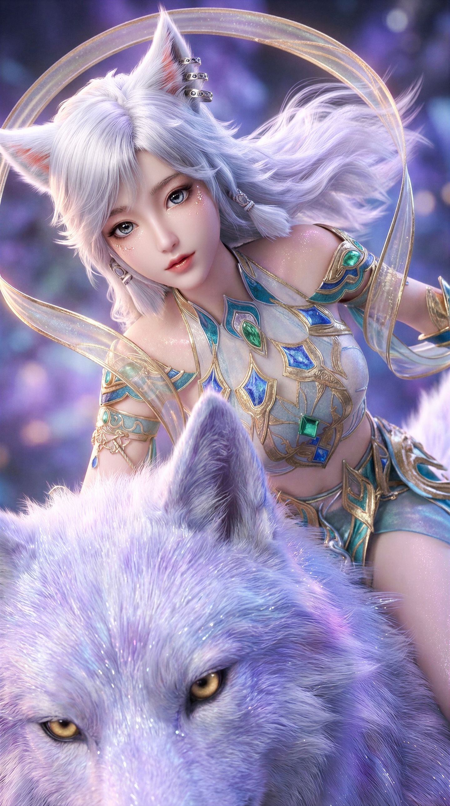 凡人修仙传 银月 国漫女神 动漫美女壁纸 AI绘画,第5张