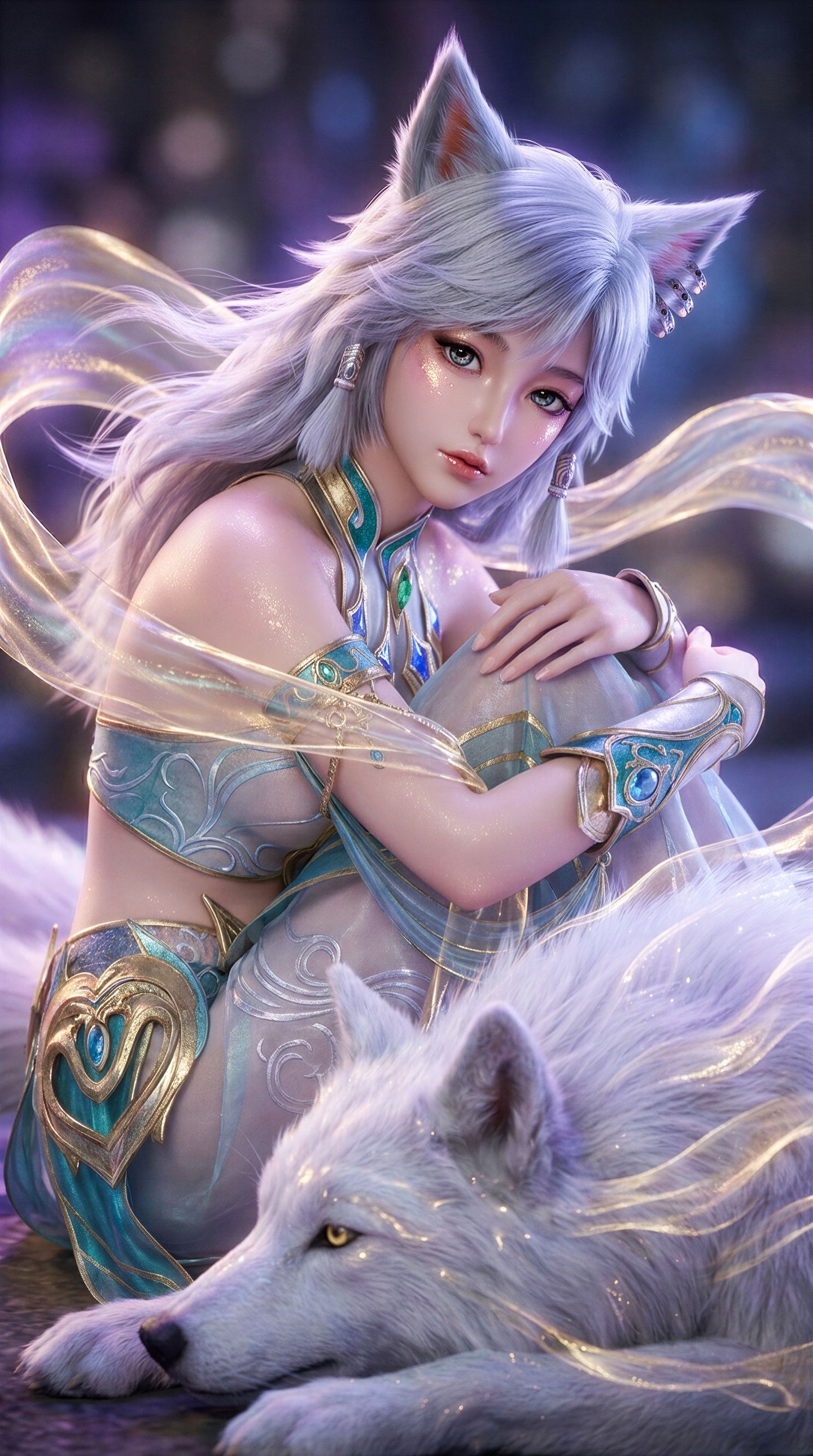 凡人修仙传 银月 国漫女神 动漫美女壁纸 AI绘画,第4张