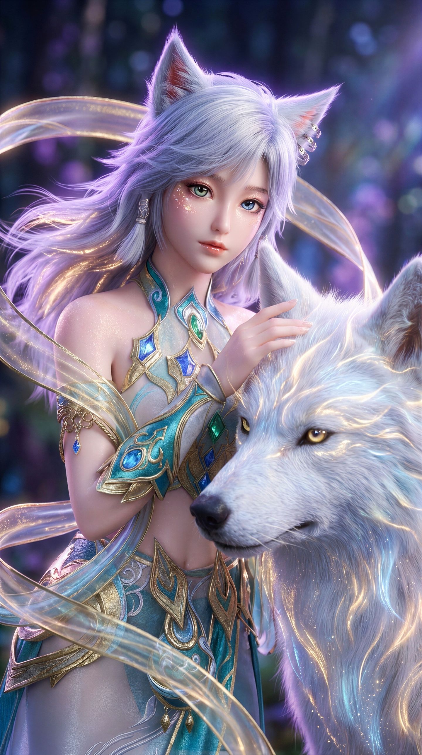 凡人修仙传 银月 国漫女神 动漫美女壁纸 AI绘画,第8张