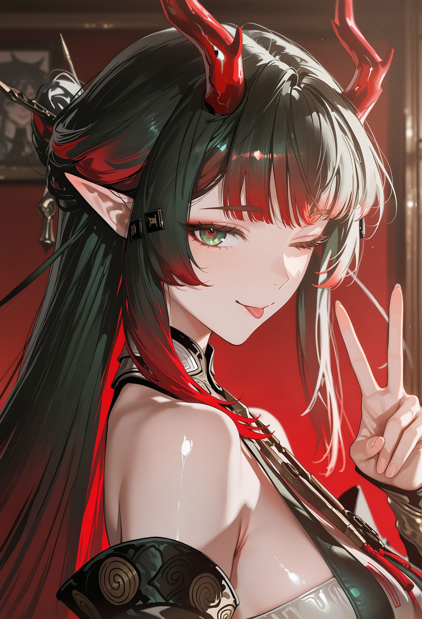 依旧庄姐，明日方舟终末地 庄方宜 游戏美女壁纸 比心,第2张