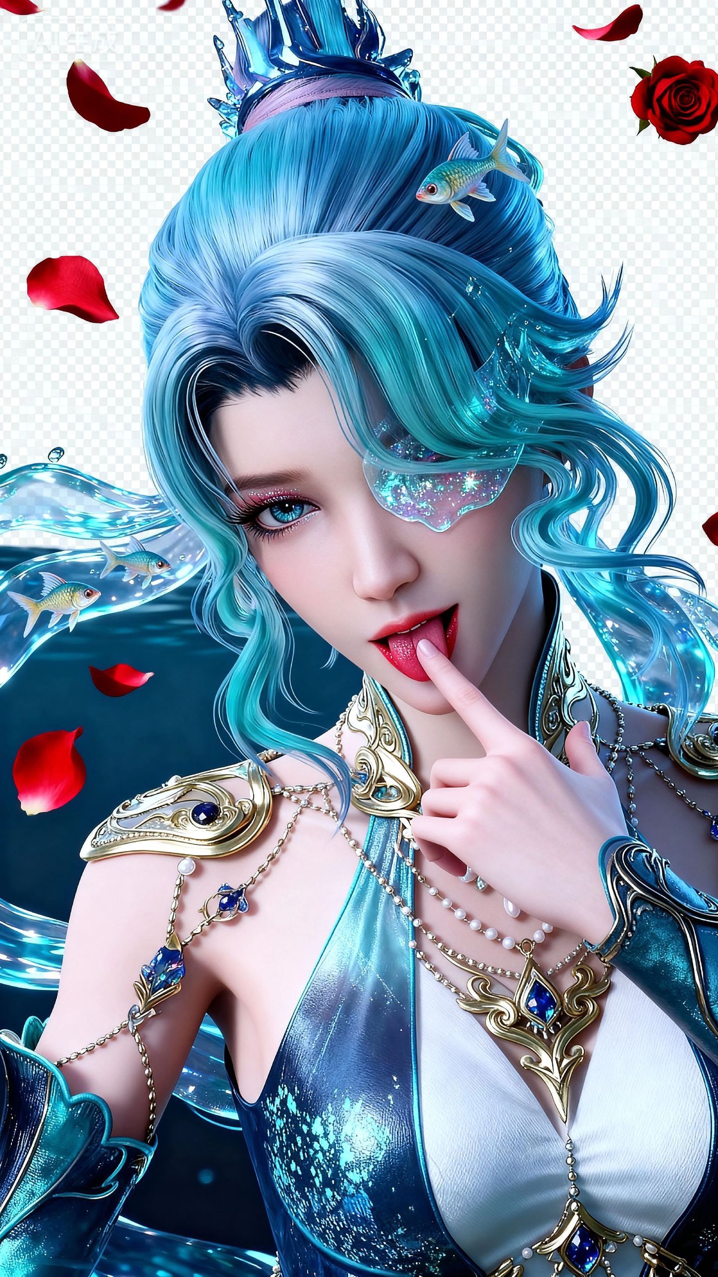 崔三娘4k壁纸纯享 永劫无间水娘 游戏美女图片,第4张