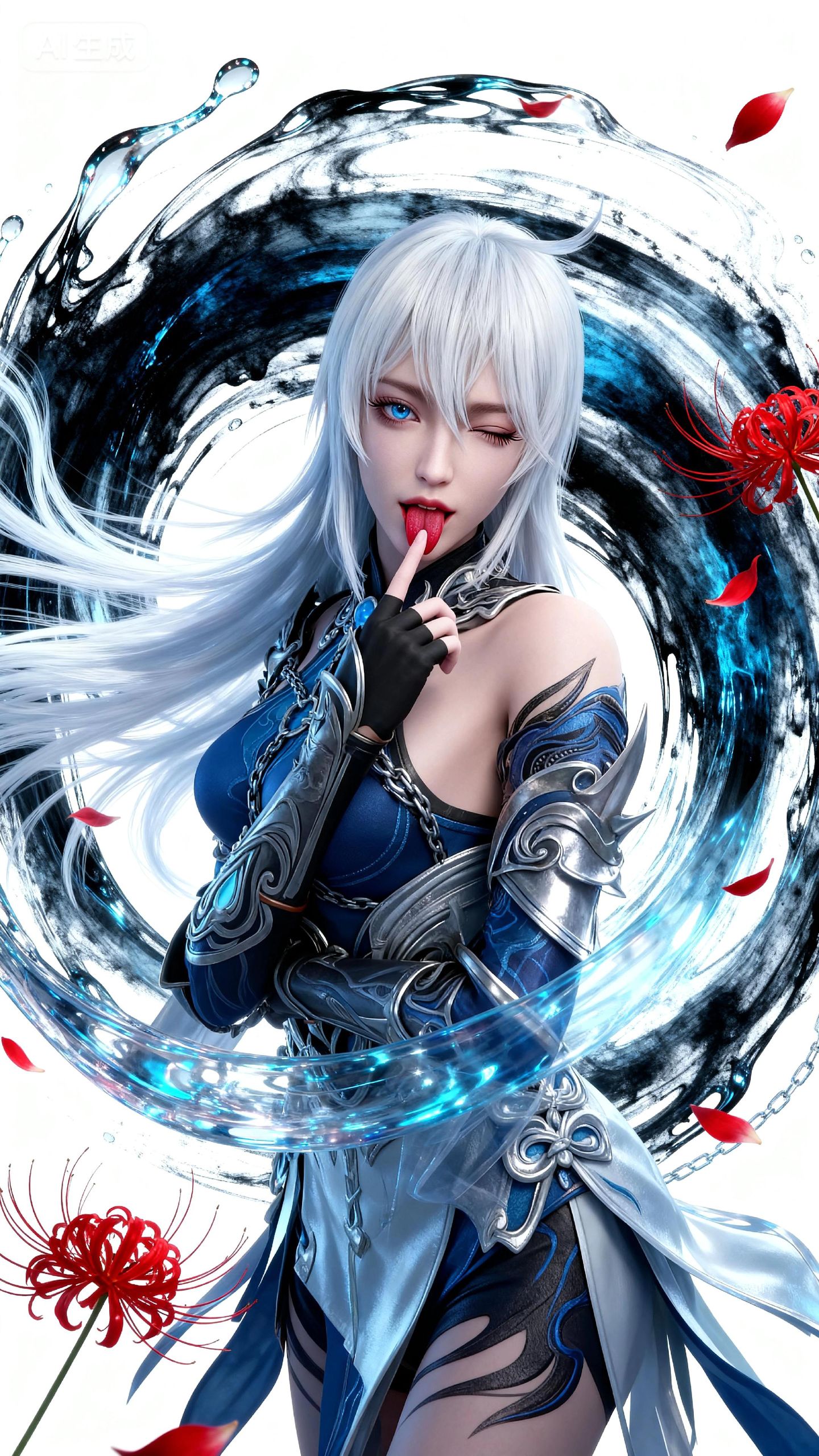 无常司白七 季莹莹手机壁纸 永劫无间游戏美女 大长腿美腿,第3张