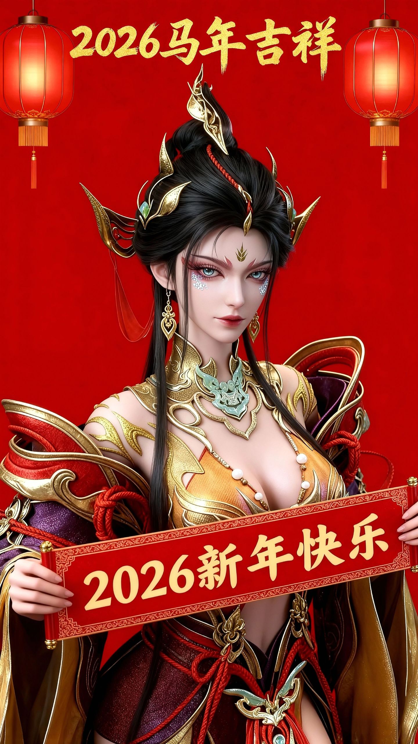 2026新年喜庆版 南宫锦 玉玲珑 永劫无间壁纸图片福利,第2张