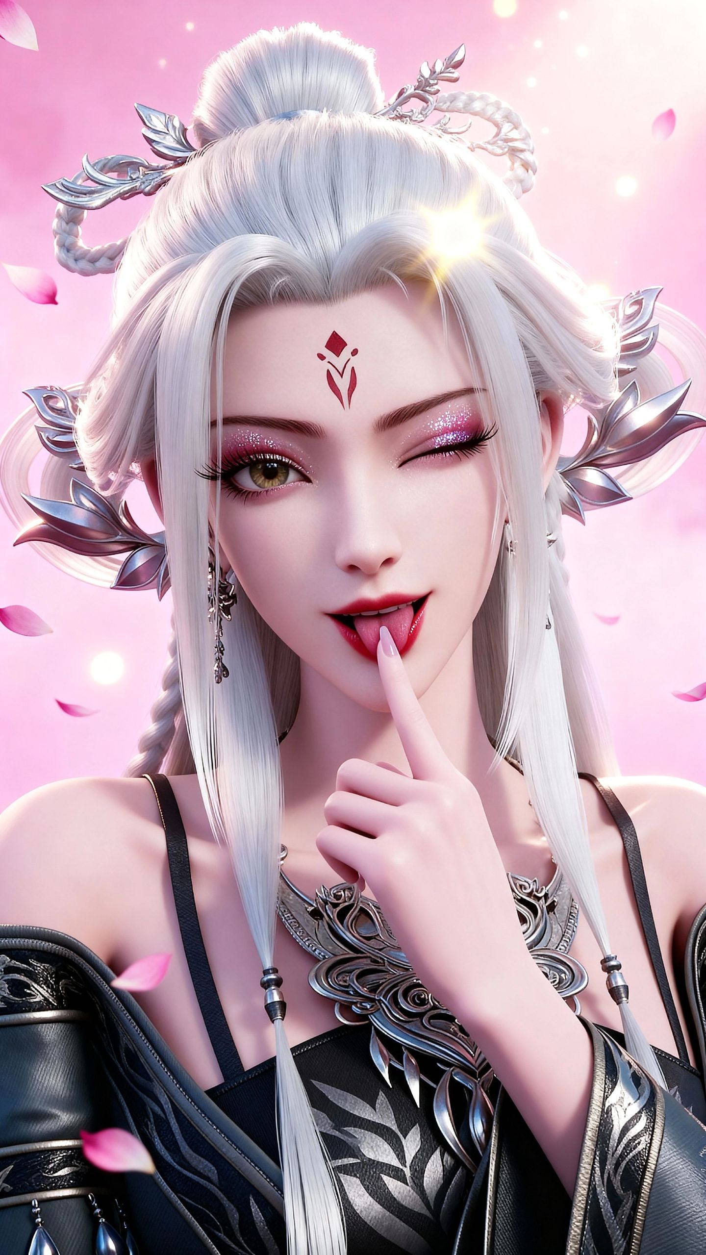 动画诛仙小白4k壁纸 国漫女神 动漫美女可爱调皮版,第4张