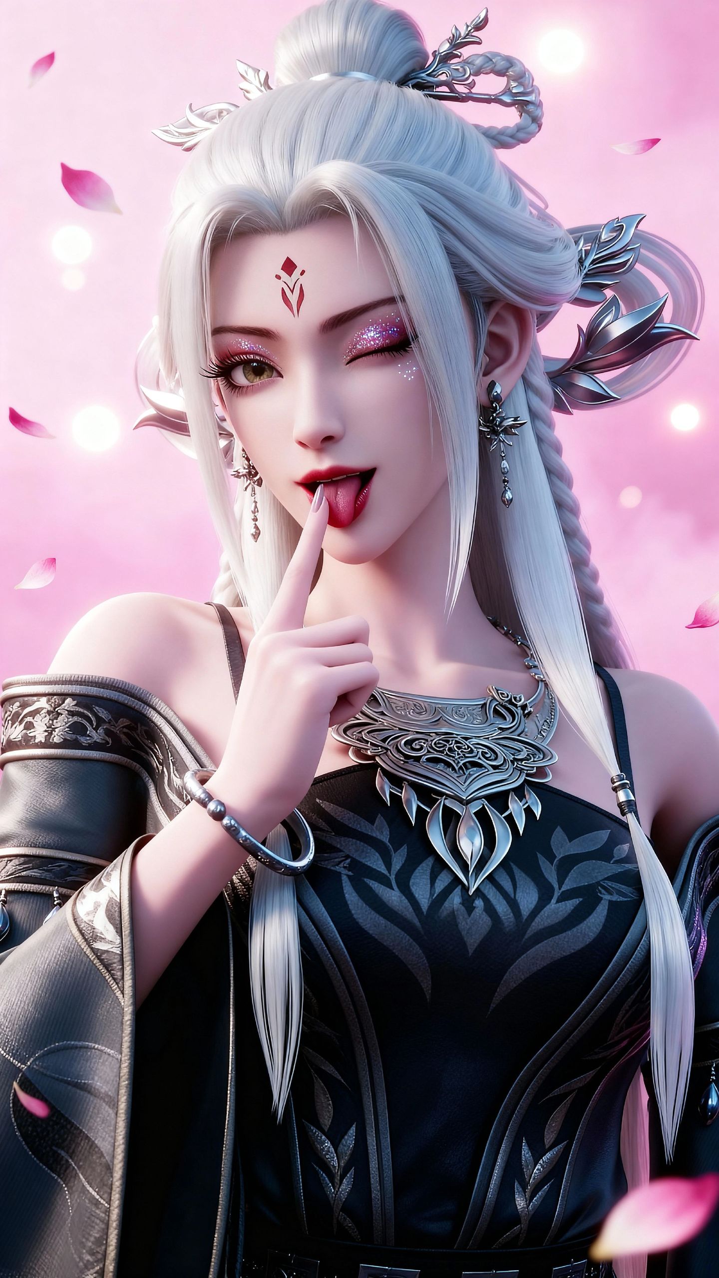 动画诛仙小白4k壁纸 国漫女神 动漫美女可爱调皮版,第3张