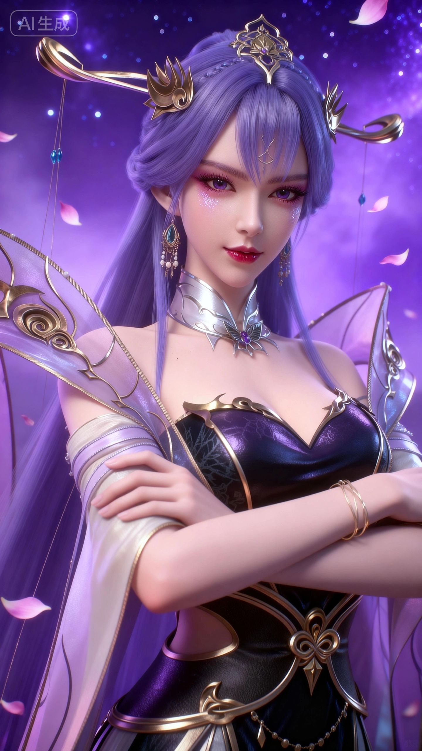 天穹长老4k高清壁纸 动漫动画百炼成神 调皮可爱性感版,第2张