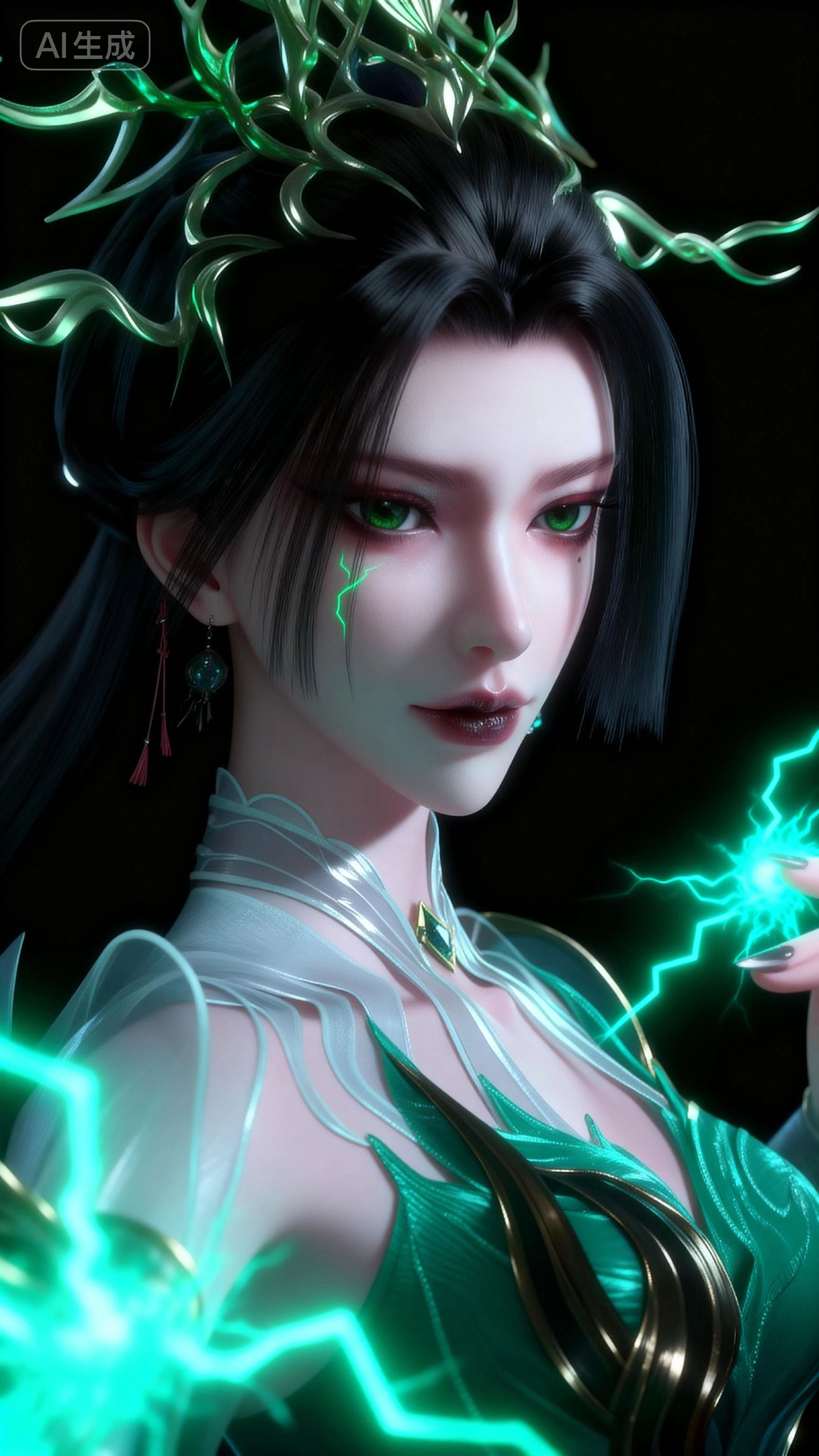 青萝至臻超清壁纸 动画百炼成神 国漫女神 动漫性感美女 AI绘画,第2张