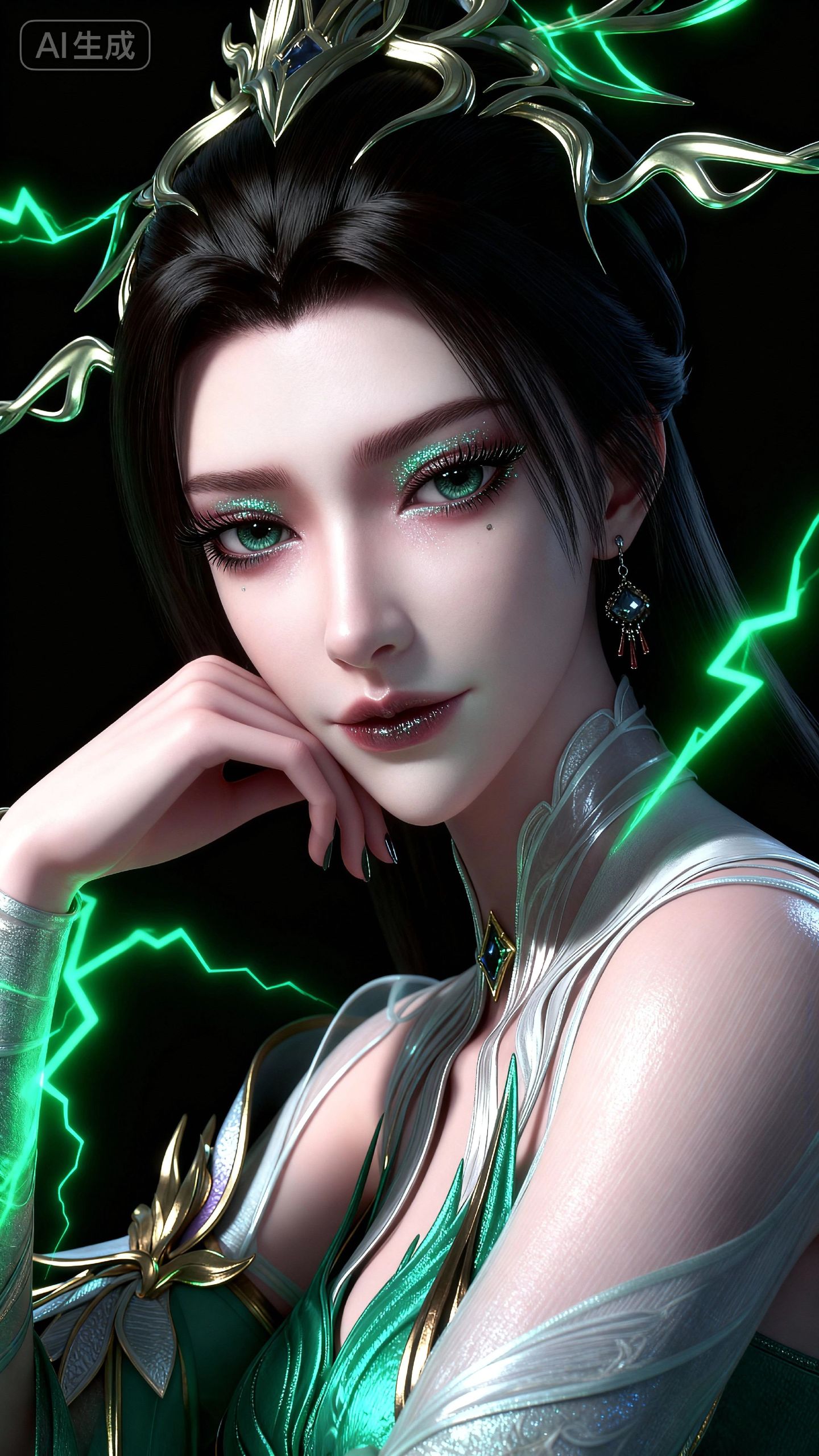 青萝至臻超清壁纸 动画百炼成神 国漫女神 动漫性感美女 AI绘画,第4张