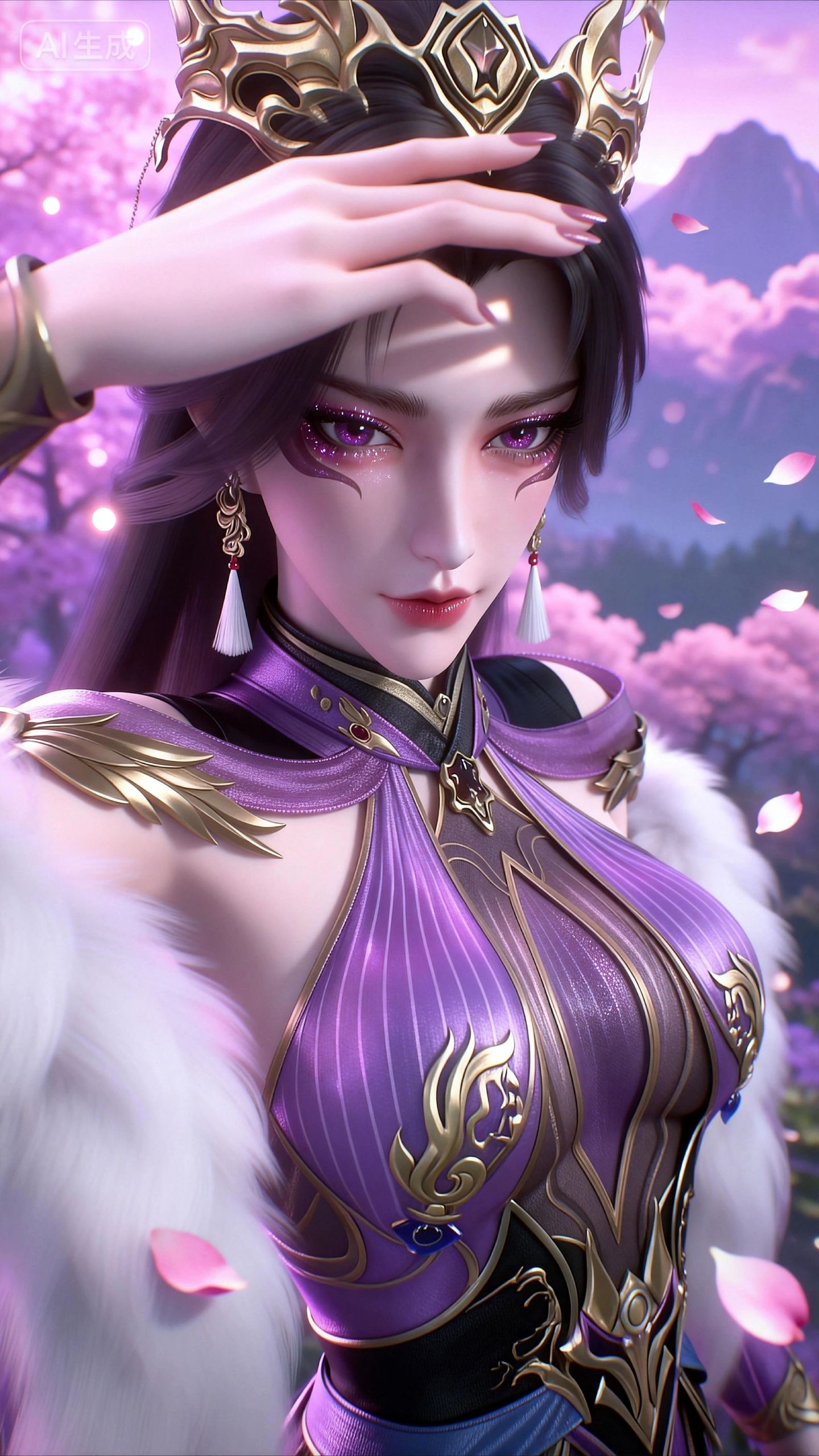 司妙玲4k超高清质感壁纸 百炼成神动漫美女 国漫性感女神,第2张