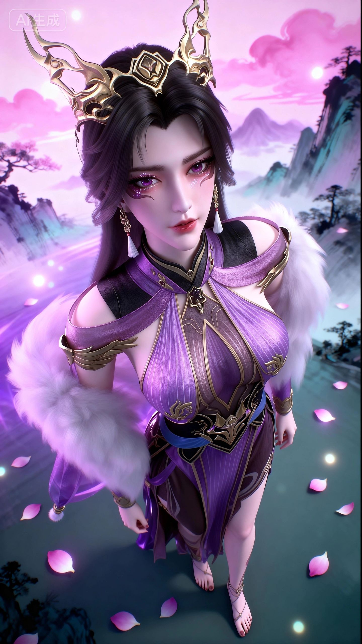 司妙玲4k超高清质感壁纸 百炼成神动漫美女 国漫性感女神,第4张