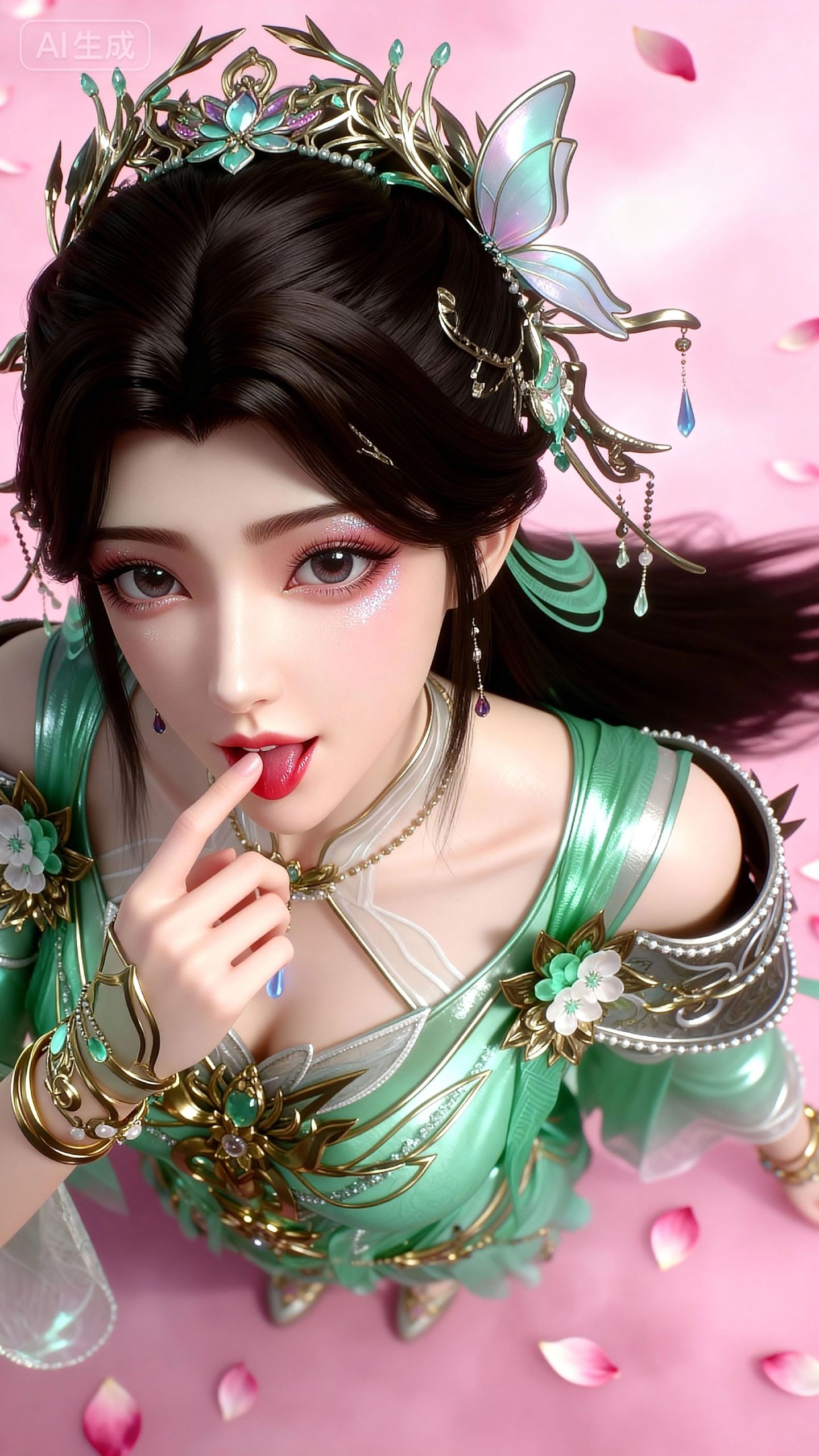 溪幼琴 动画百炼成神 动漫美女角色图片 AI创作高清壁纸,第3张