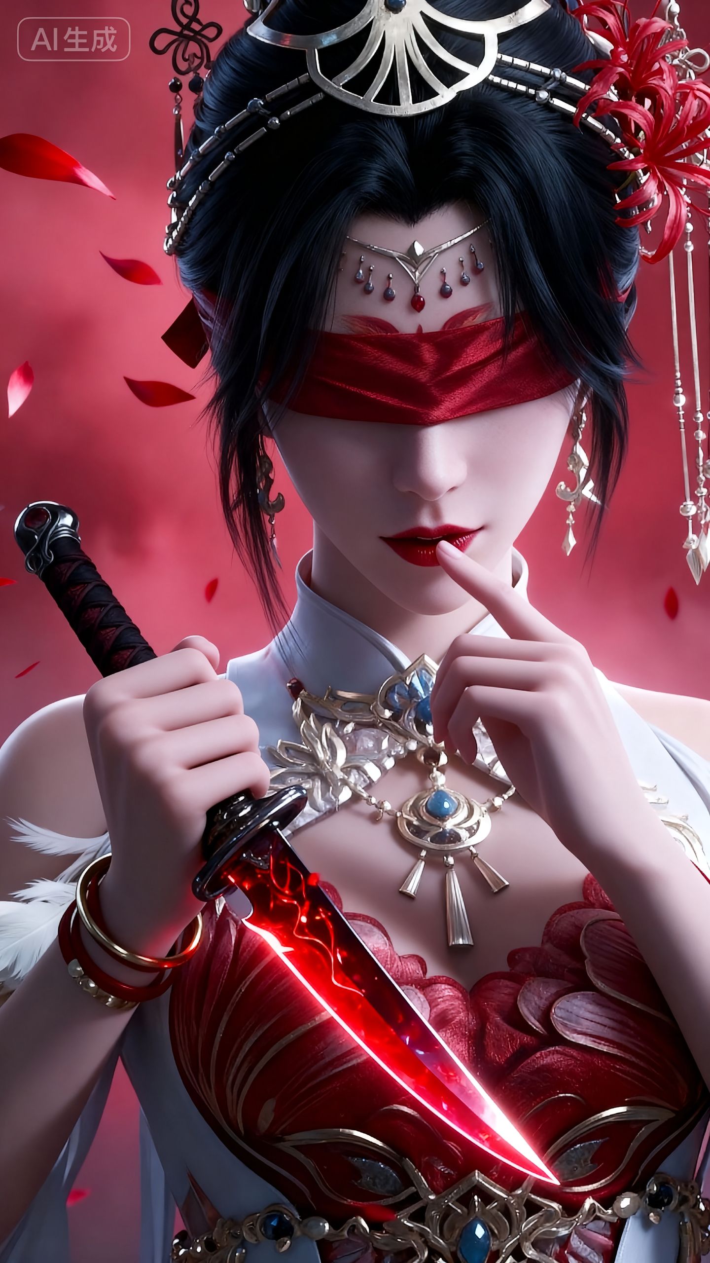 永劫无间 蓝梦 季莹莹 玉玲珑 南宫锦 宁红叶 妖刀姬 高清手机壁纸 游戏美女图片,第2张