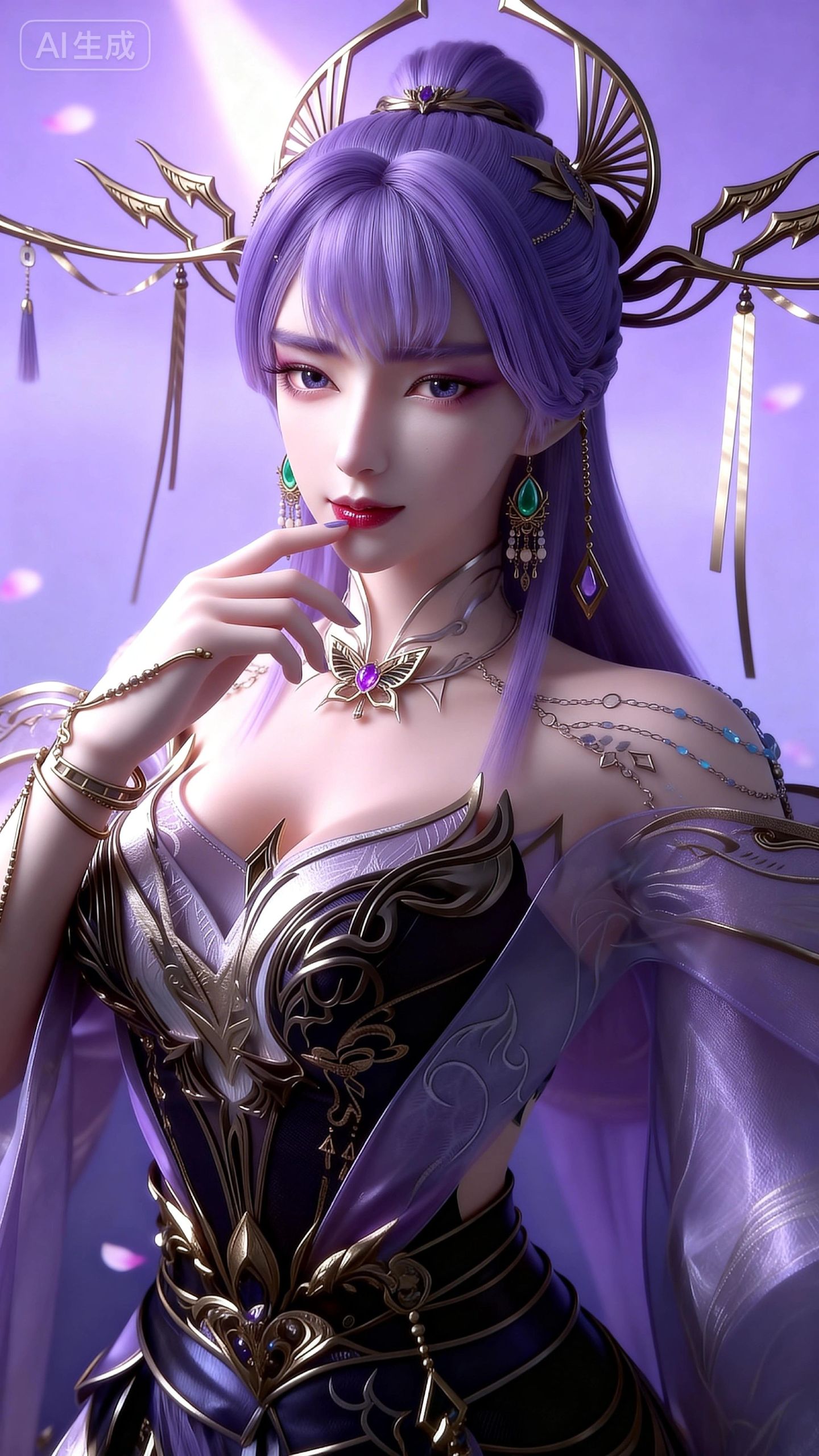 动画动漫百炼成神天穹 国漫女神性感美女手机壁纸 高清细节,第4张