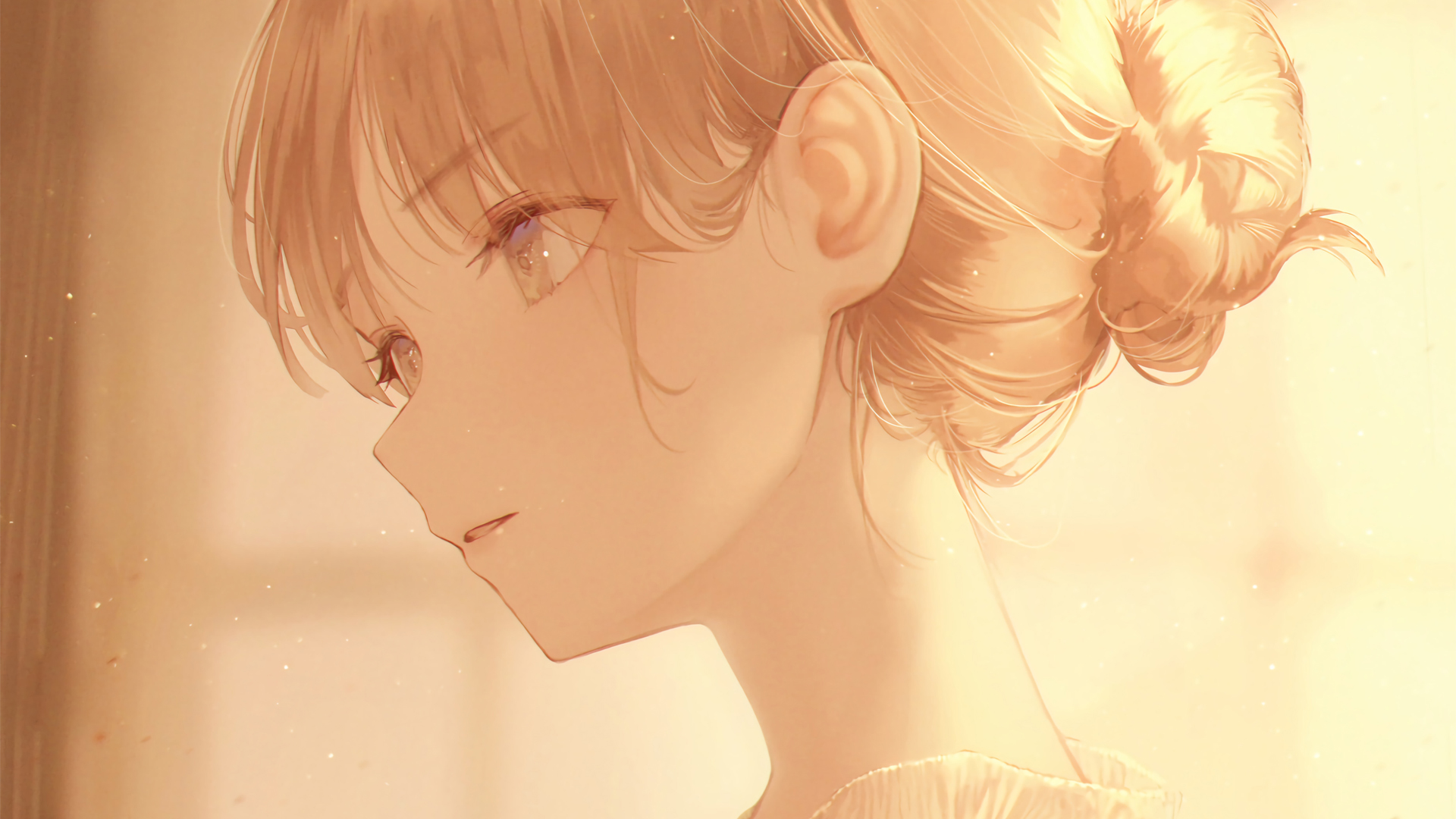 扎辫子动漫女生壁纸,第1张