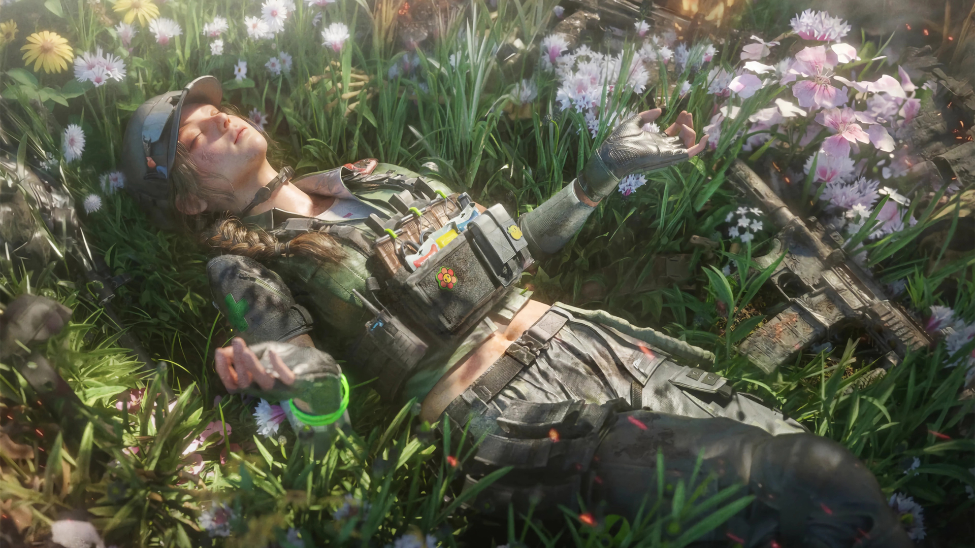 三角洲行动 蝶 花丛 游戏电脑壁纸高清全屏,第1张