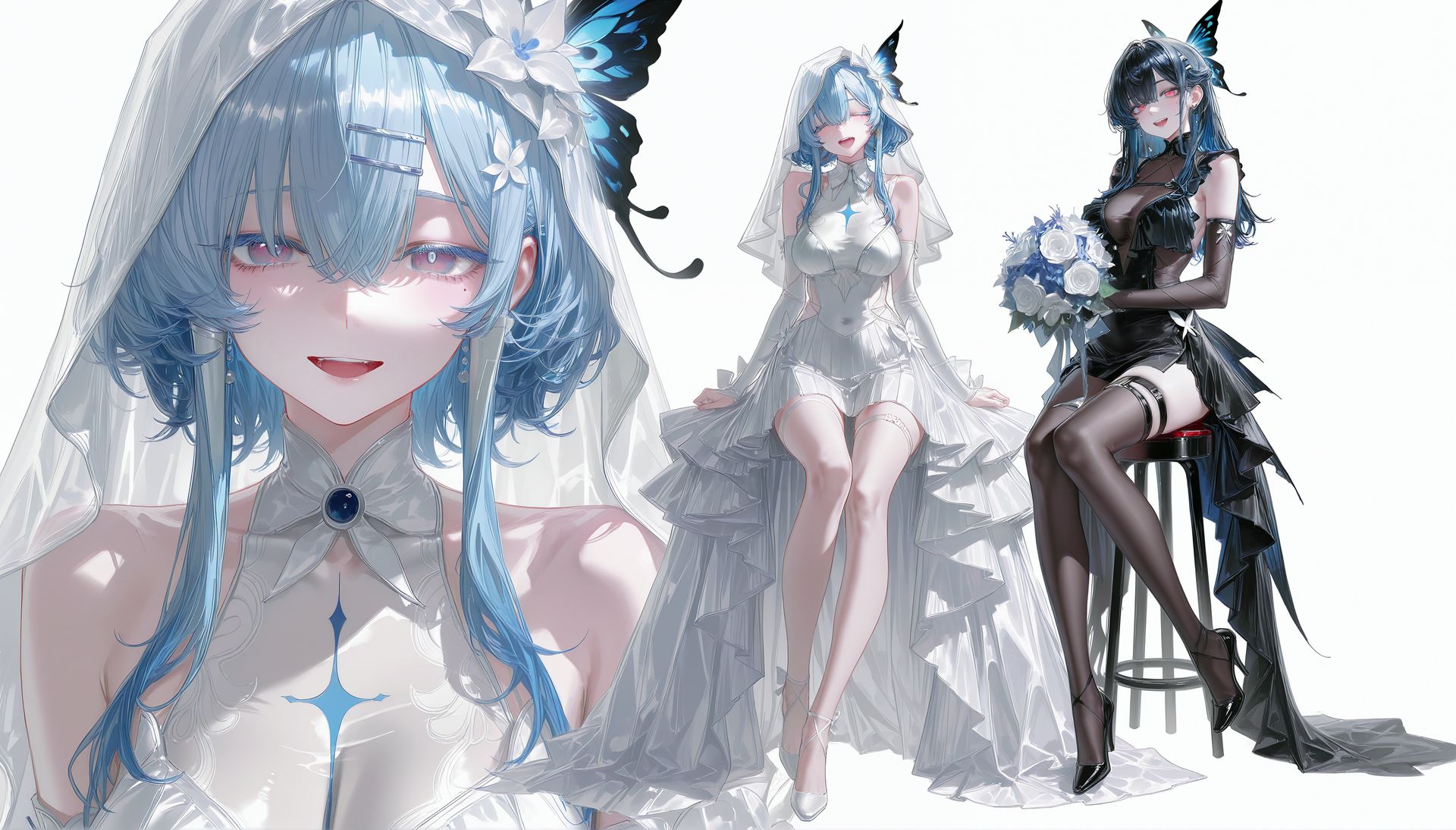 鸣潮 守岸人 婚嫁 AI制作 高清游戏电脑桌面壁纸图片,第1张