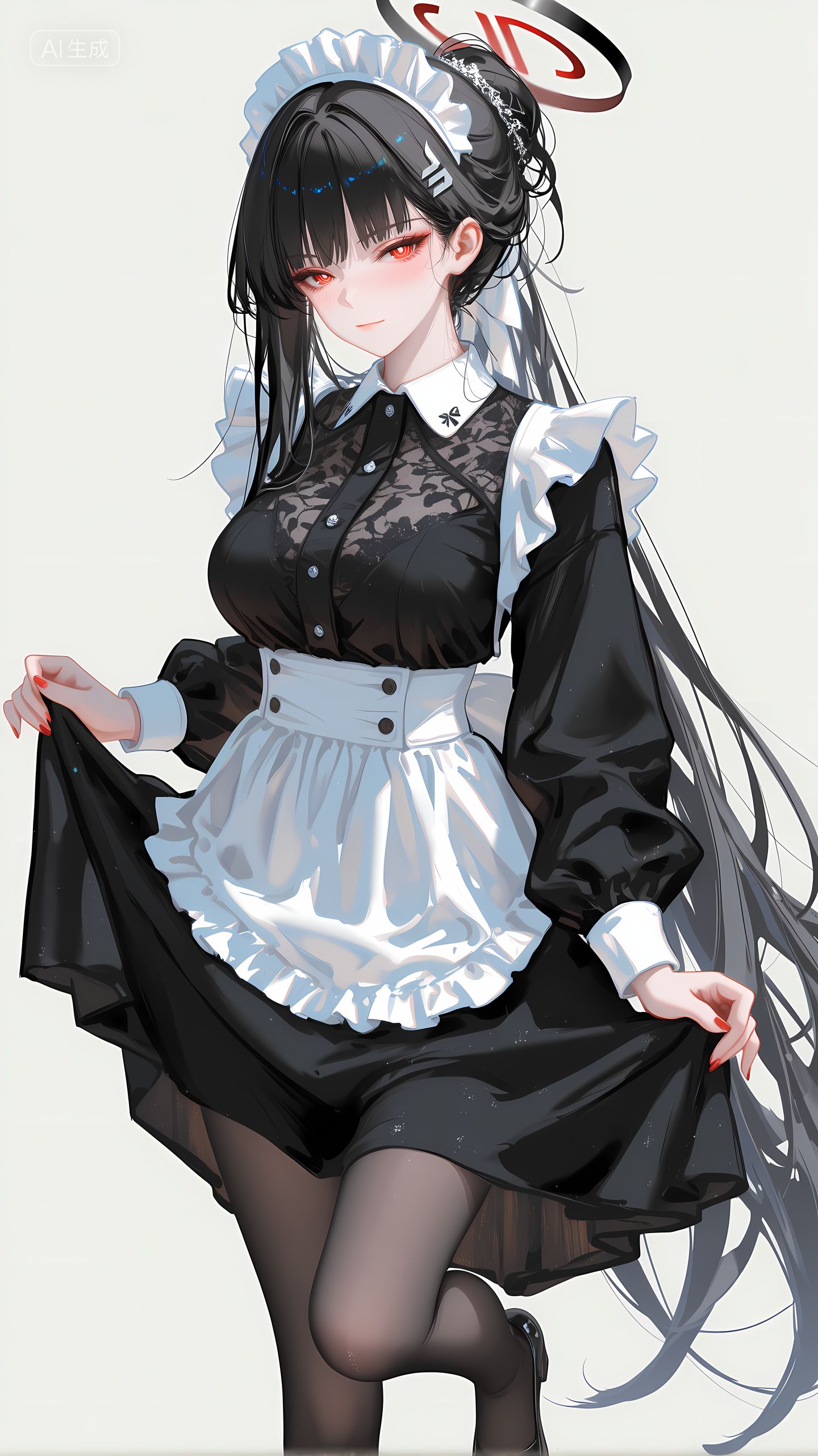 二次元游戏少女角色 性感厨娘 黑丝裤袜肉肉腿,第4张