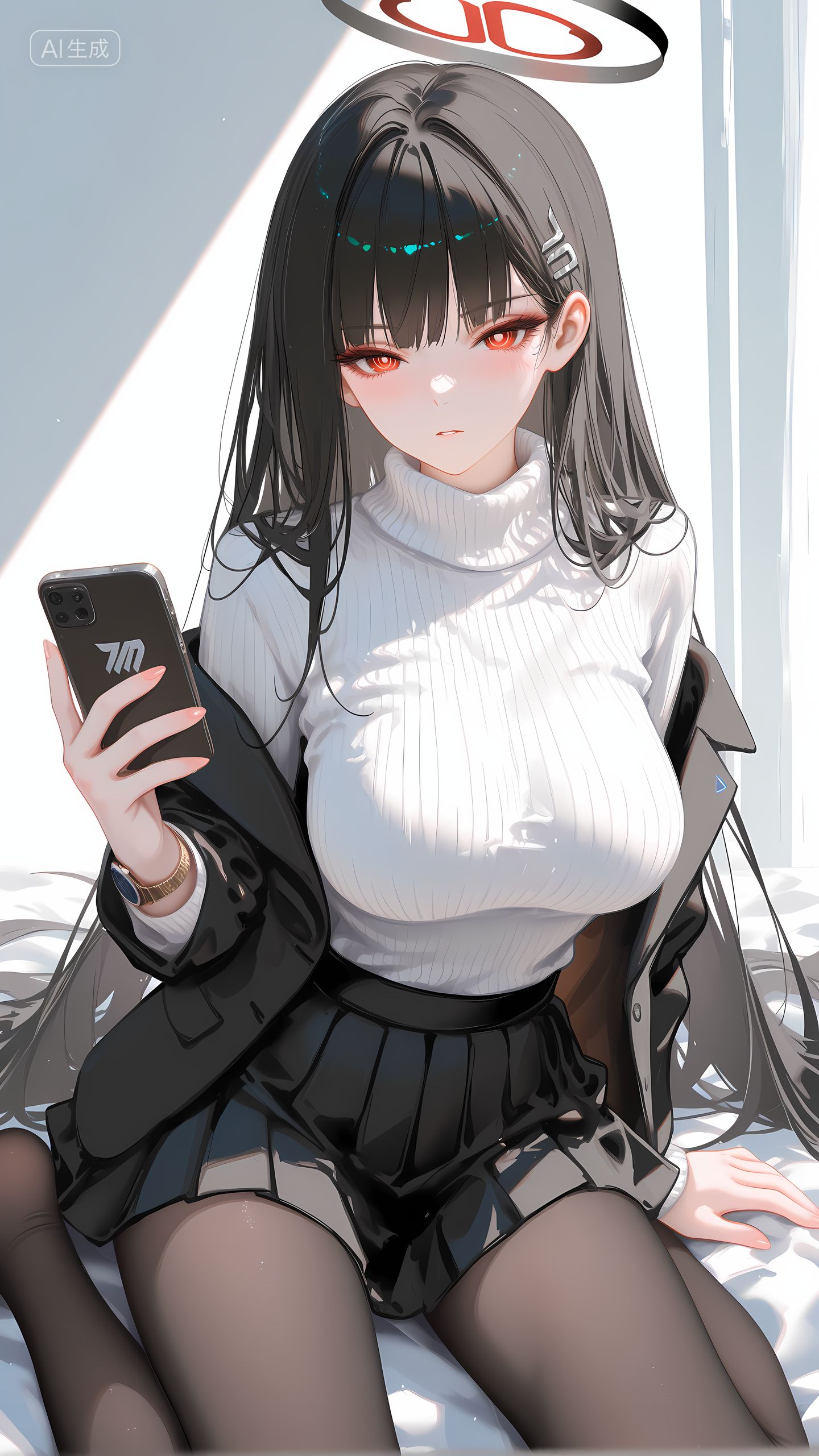 二次元游戏少女角色 性感厨娘 黑丝裤袜肉肉腿,第2张