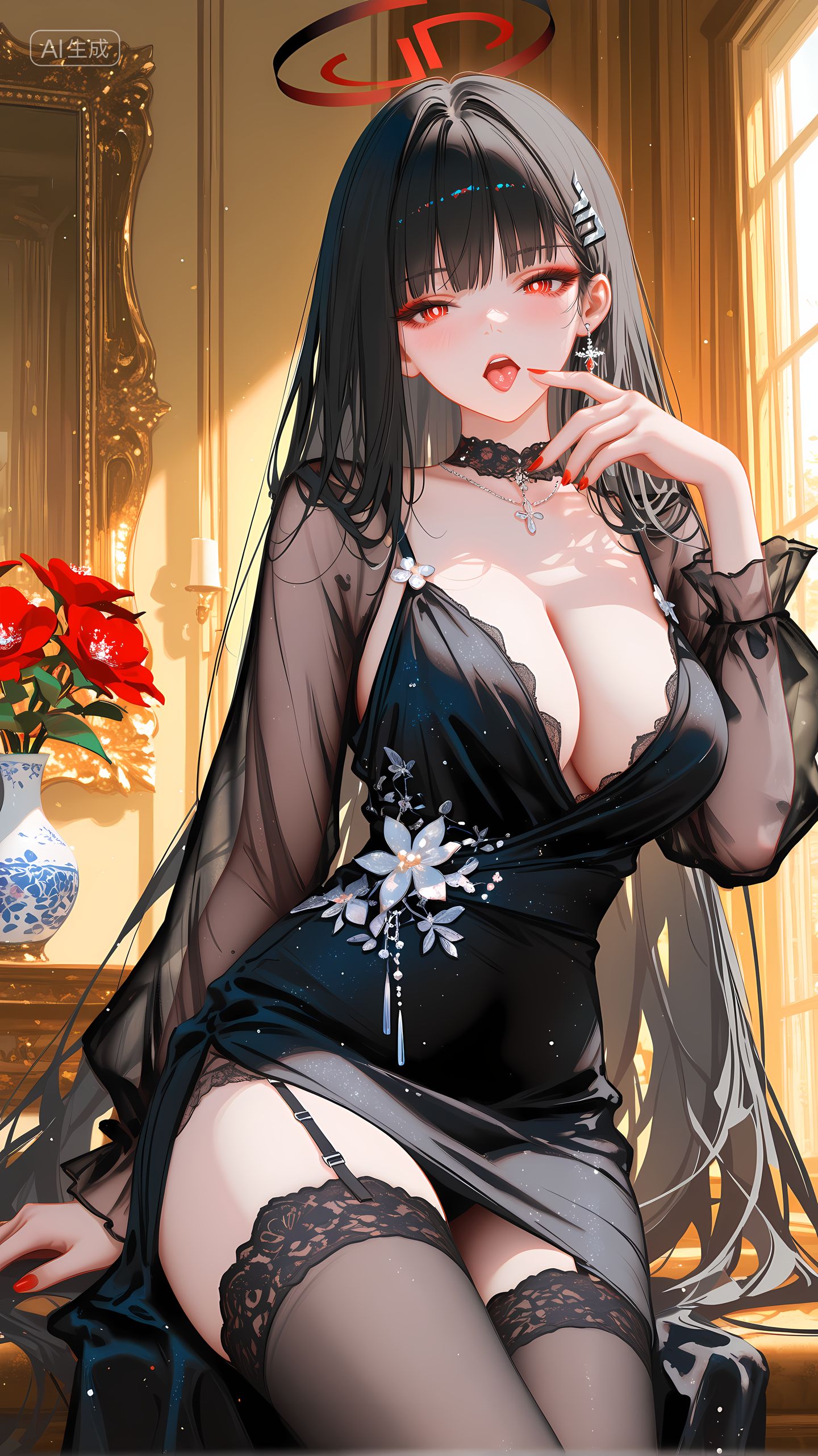 二次元游戏少女角色 性感厨娘 黑丝裤袜肉肉腿,第6张