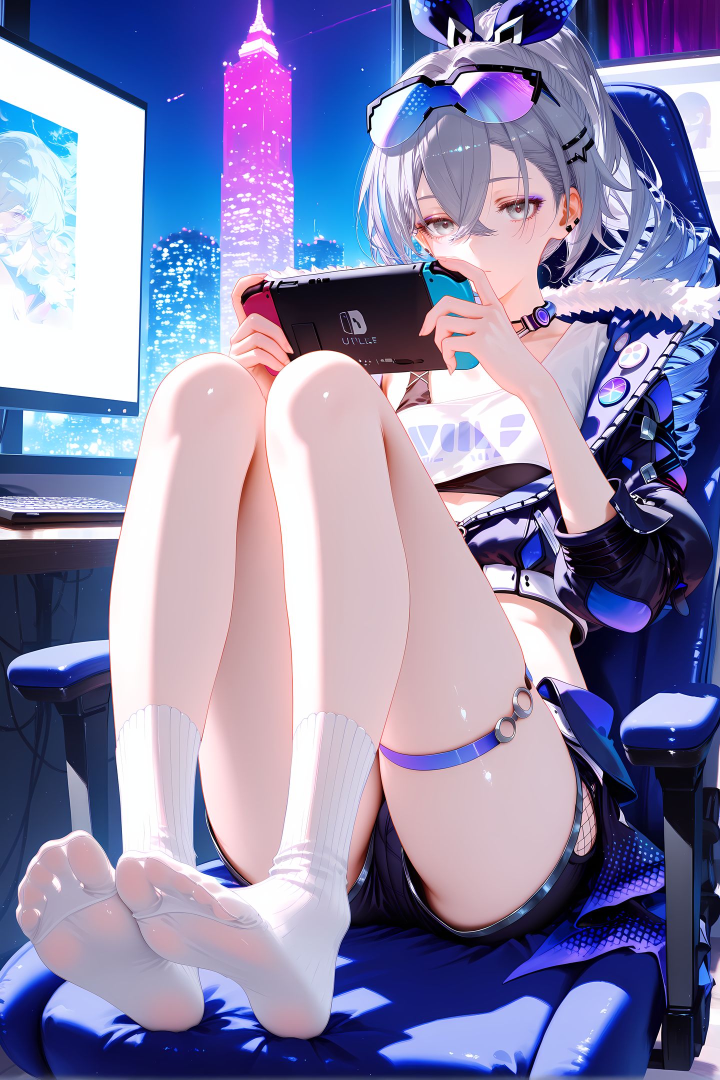 银狼也很可爱呢 崩坏星穹铁道角色 女仆装休闲装二次元游戏美女壁纸,第8张