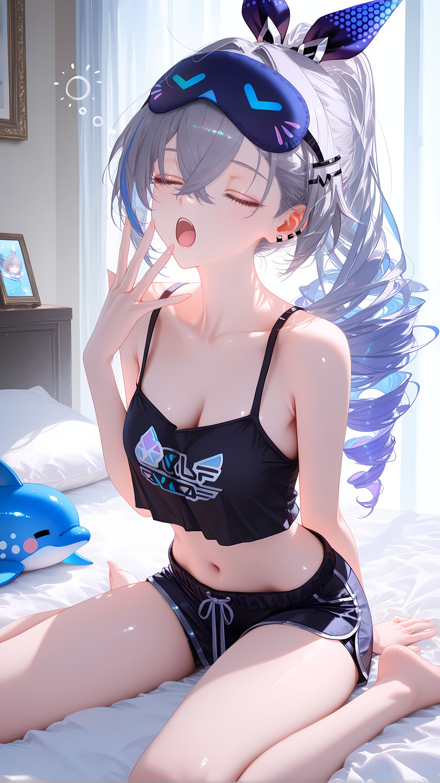 银狼也很可爱呢 崩坏星穹铁道角色 女仆装休闲装二次元游戏美女壁纸,第6张