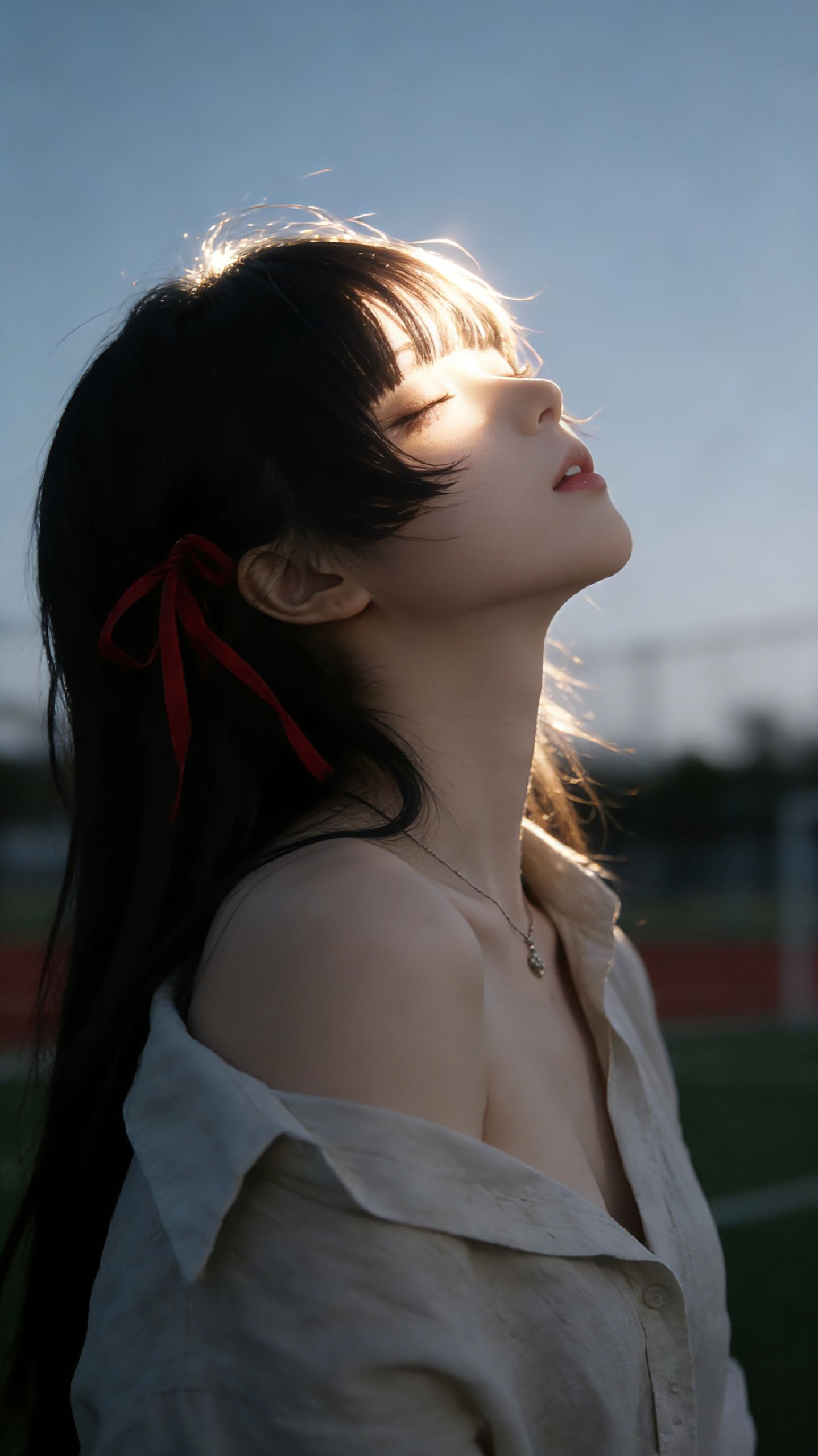 鸣潮千咲温柔写实版高清手机壁纸 豆包ai创作,第2张