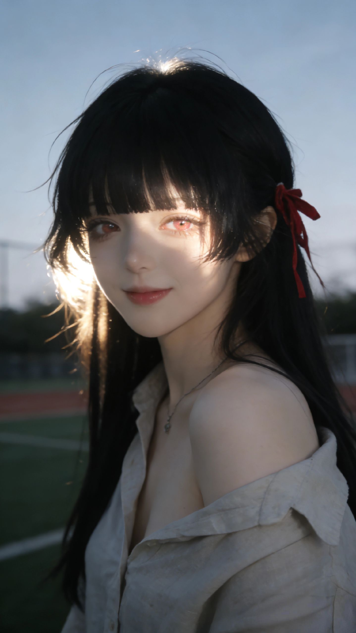 鸣潮千咲温柔写实版高清手机壁纸 豆包ai创作,第3张