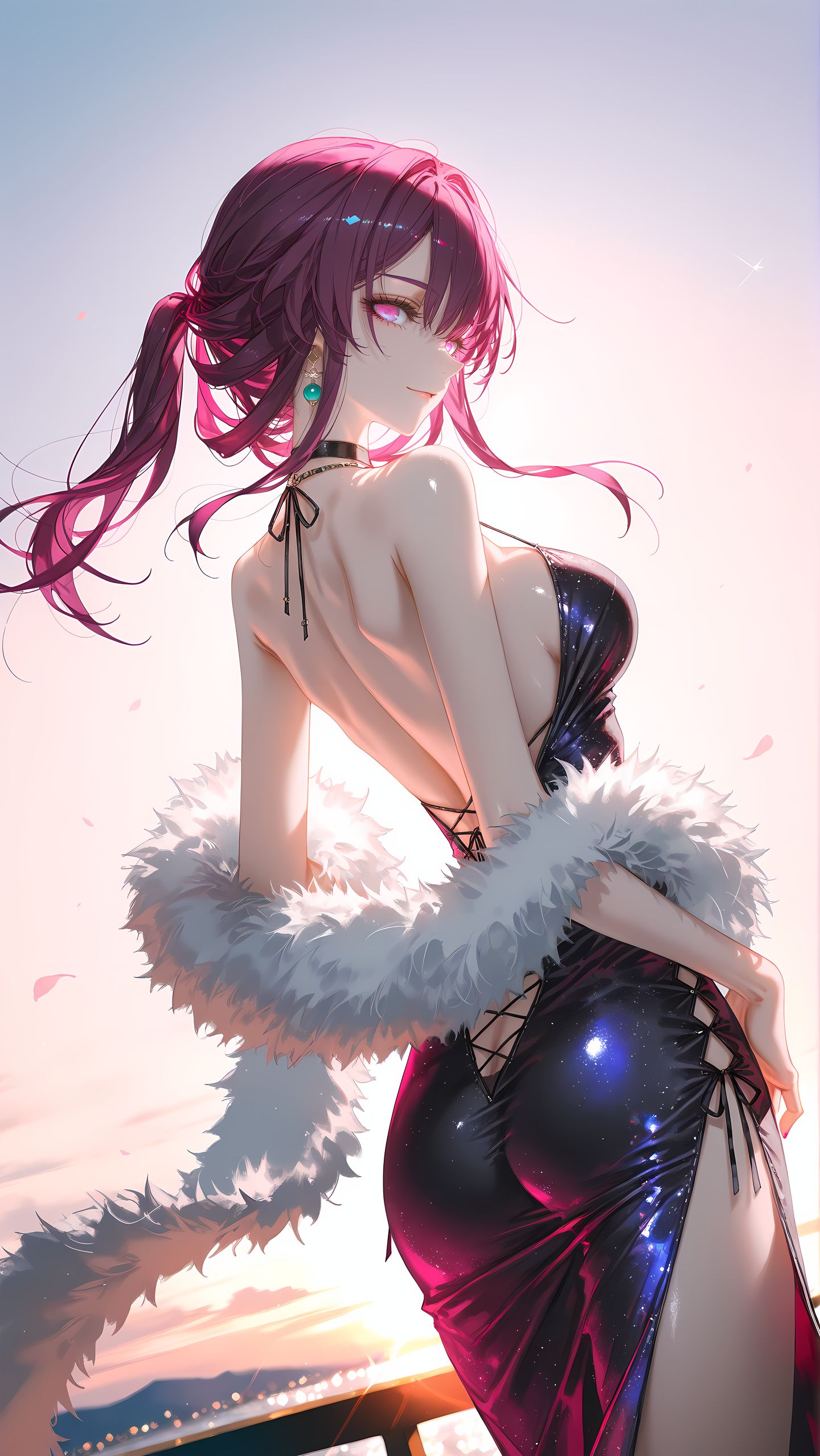 崩坏星穹铁道游戏角色美图 卡芙卡 旗袍性感大长腿美腿,第2张