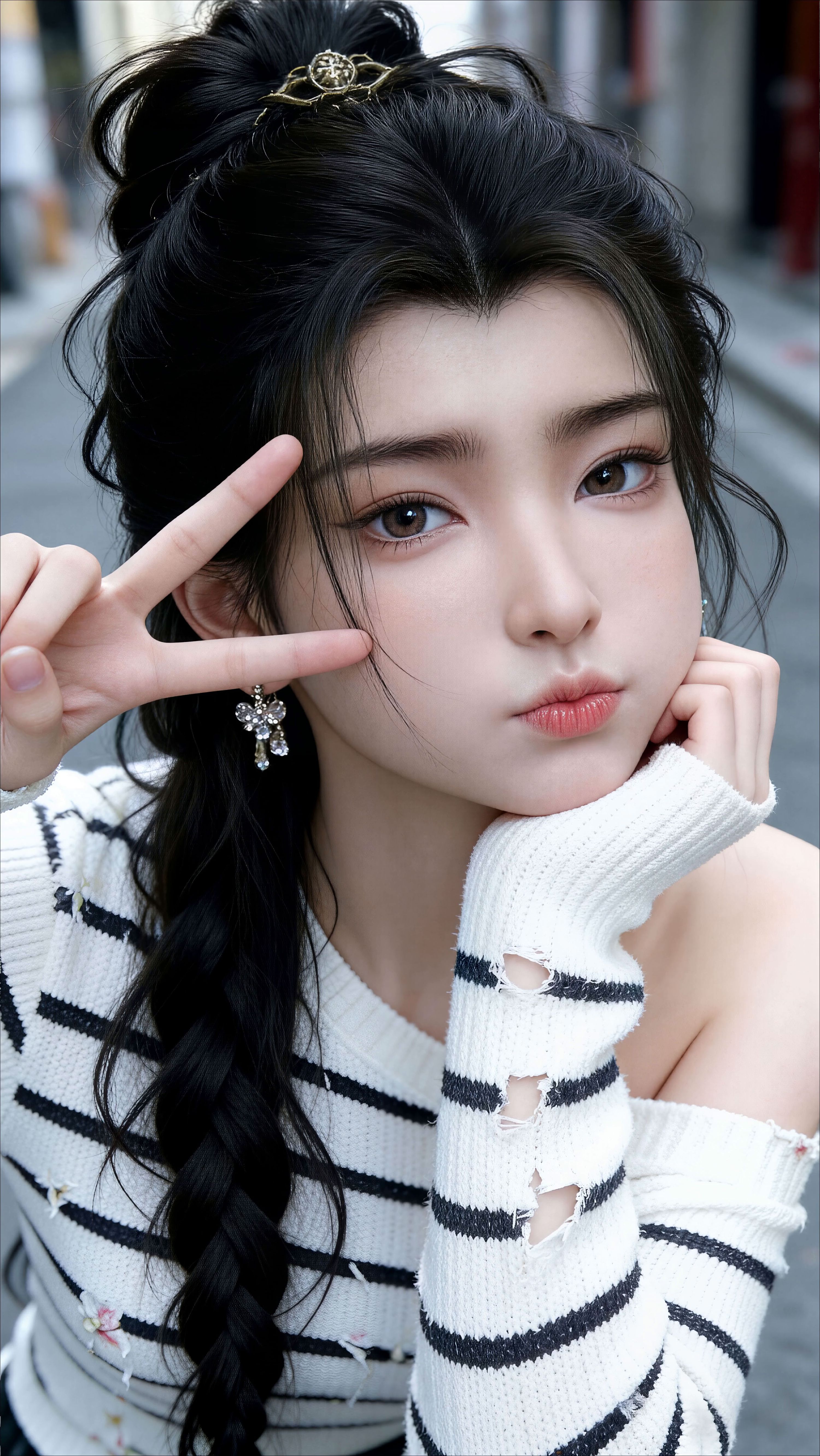 燕如嫣街拍自拍 国漫美女颜值身材 动漫凡人修仙传,第1张