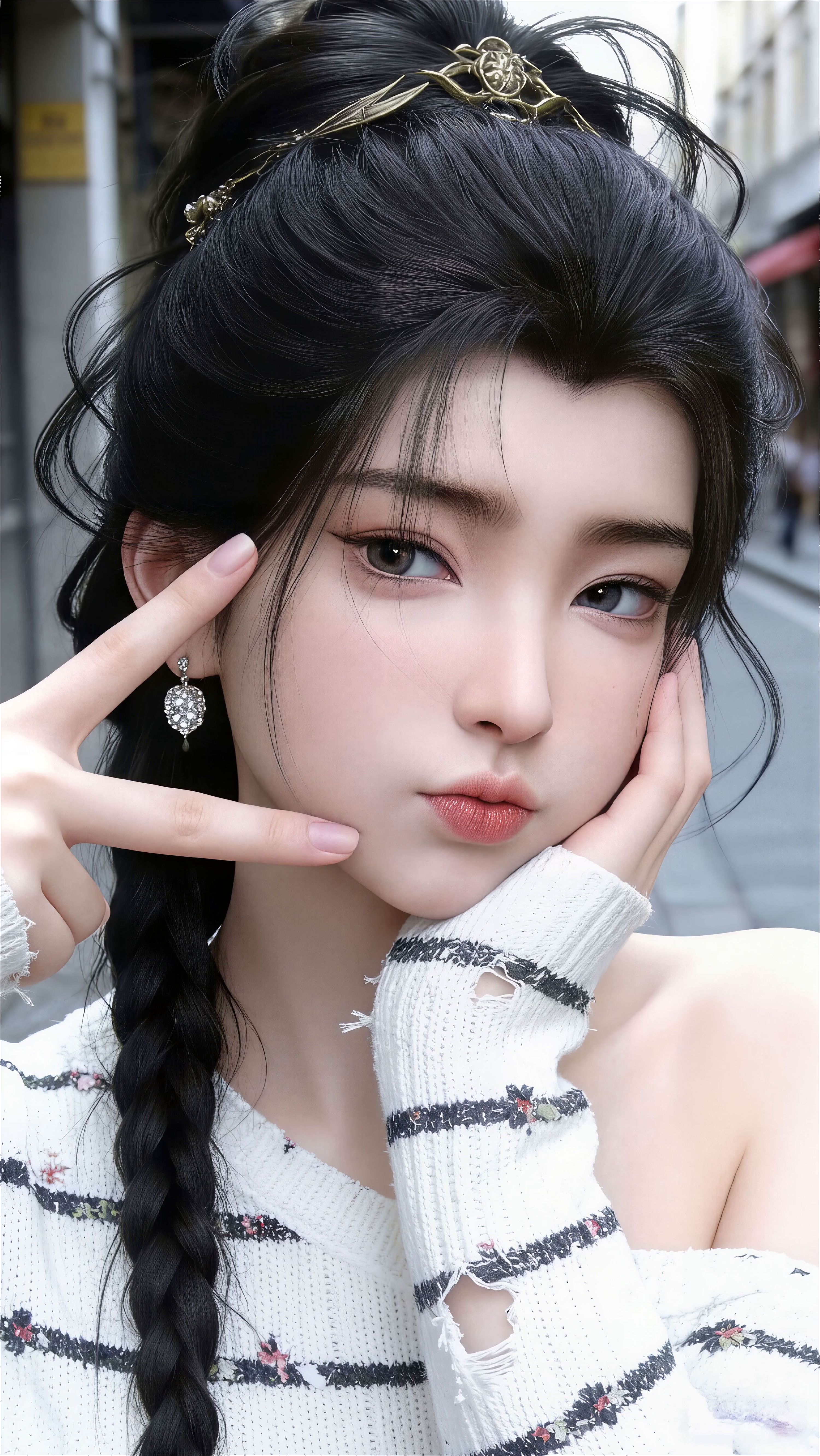 燕如嫣街拍自拍 国漫美女颜值身材 动漫凡人修仙传,第6张