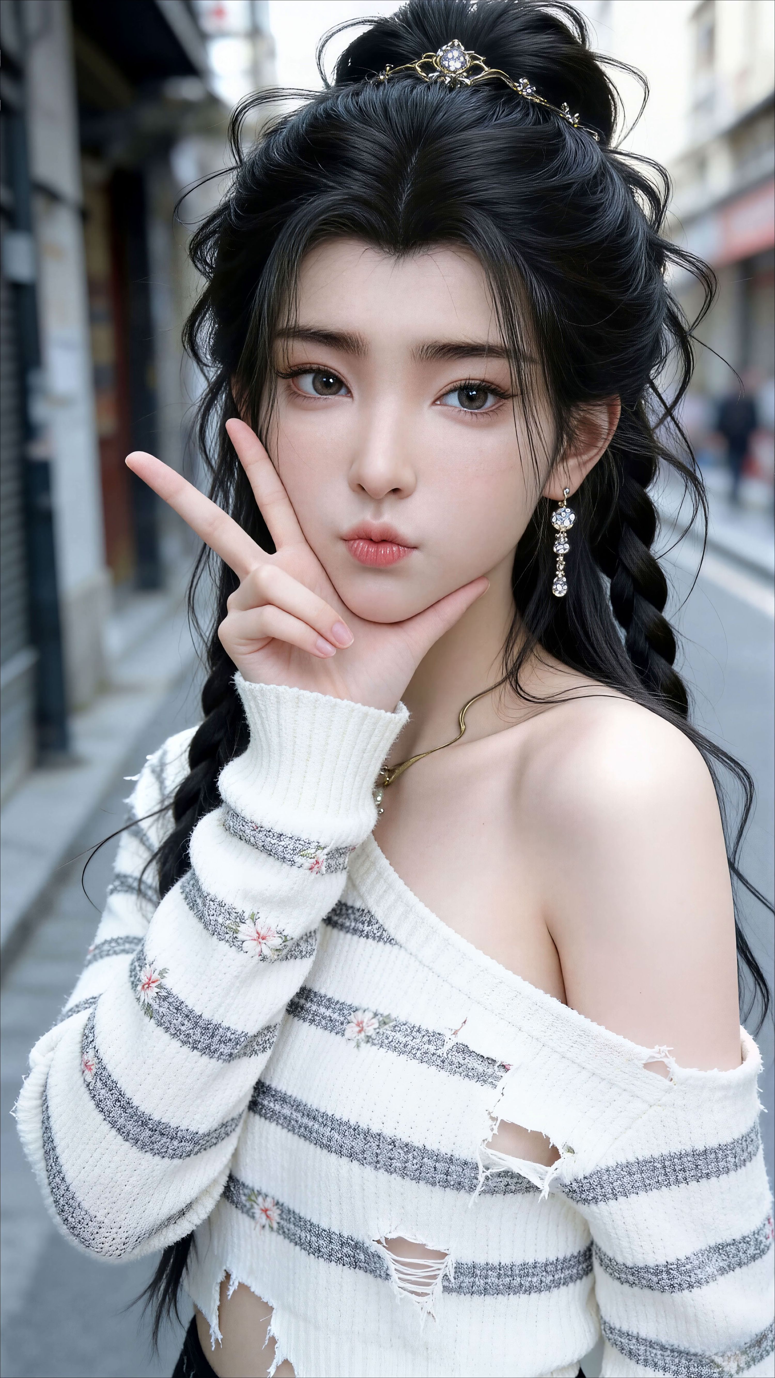 燕如嫣街拍自拍 国漫美女颜值身材 动漫凡人修仙传,第7张