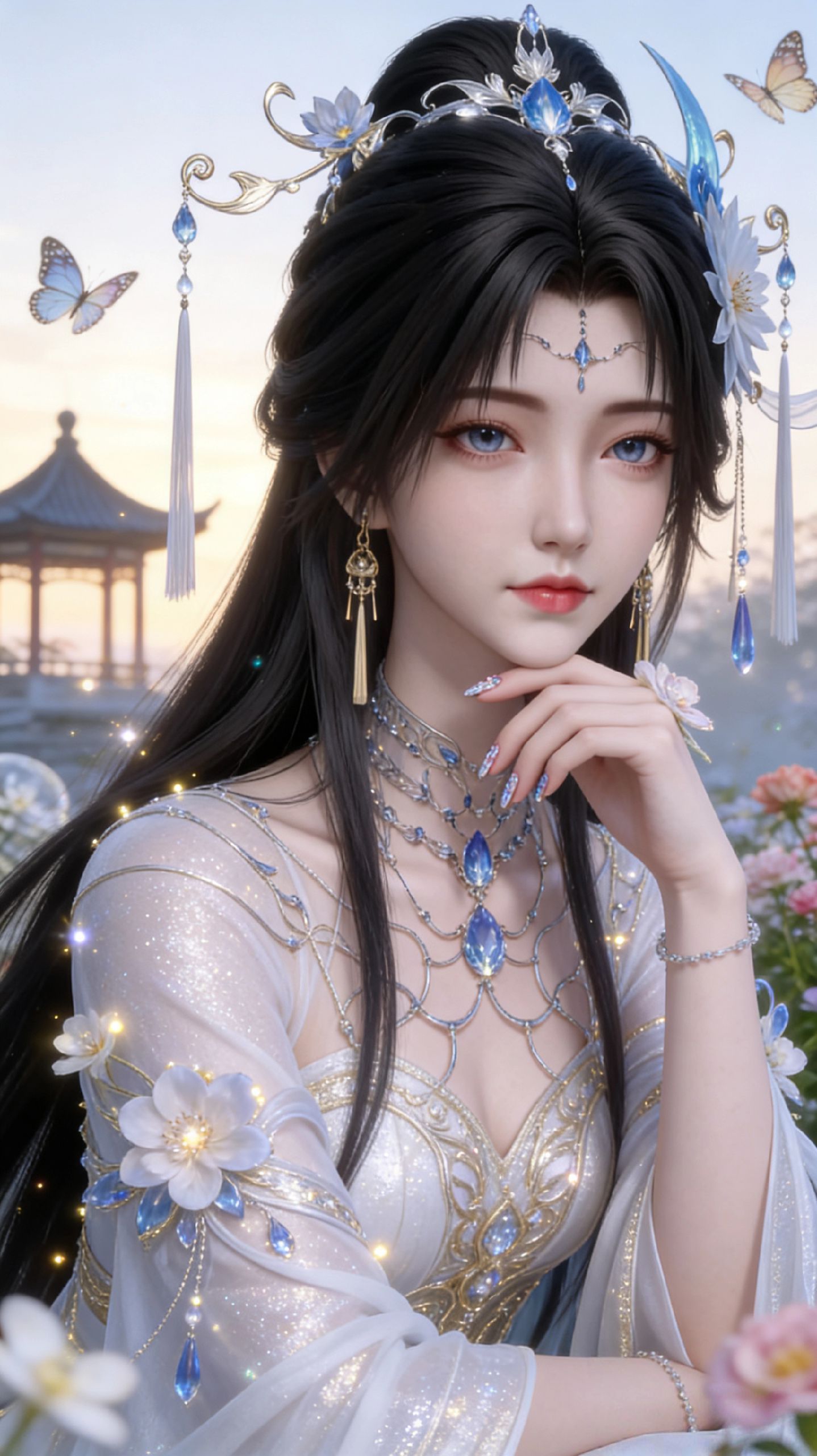 国漫女神壁纸 动漫美女图片 超高清手机美图,第1张