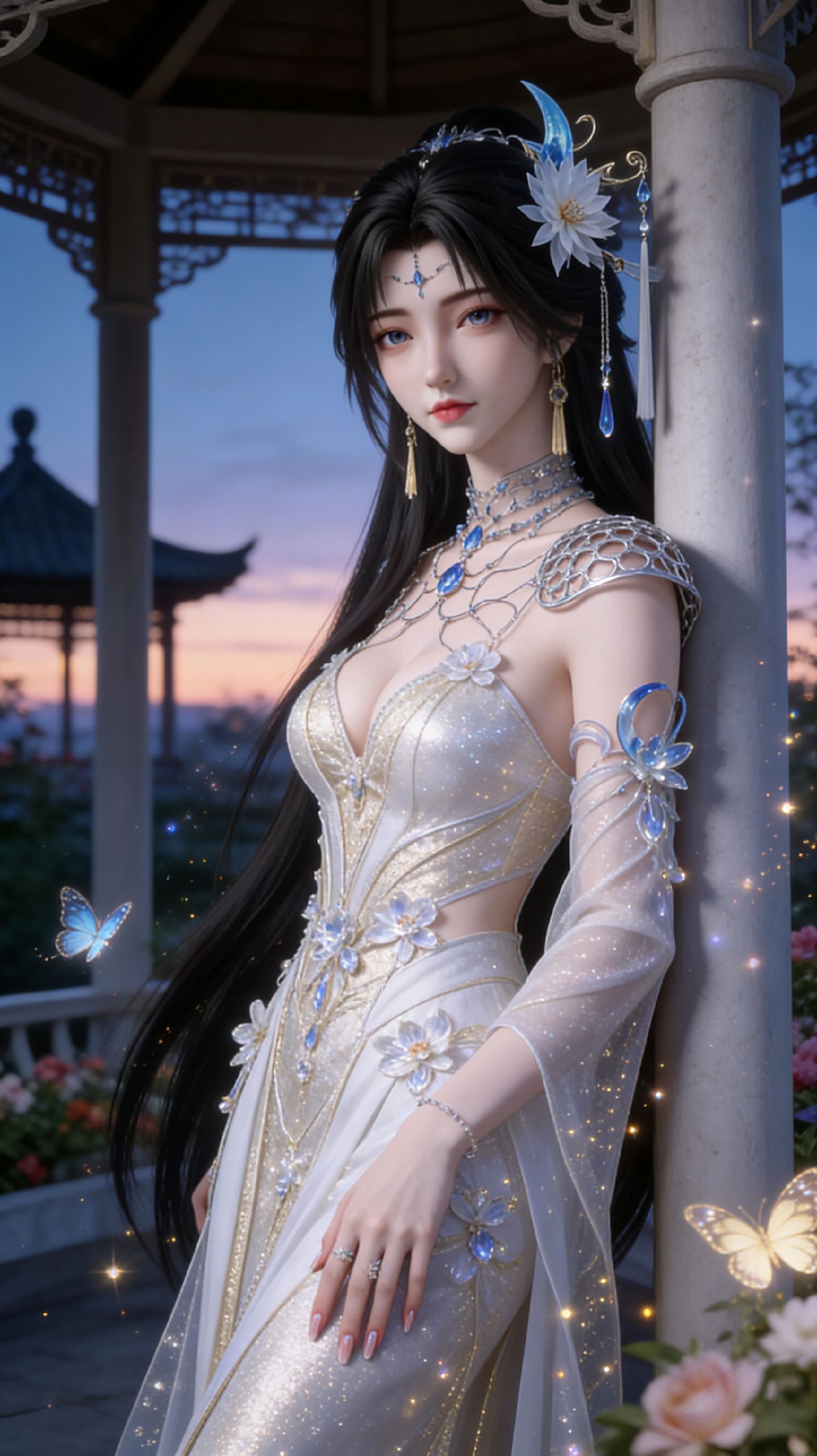 国漫女神壁纸 动漫美女图片 超高清手机美图,第6张