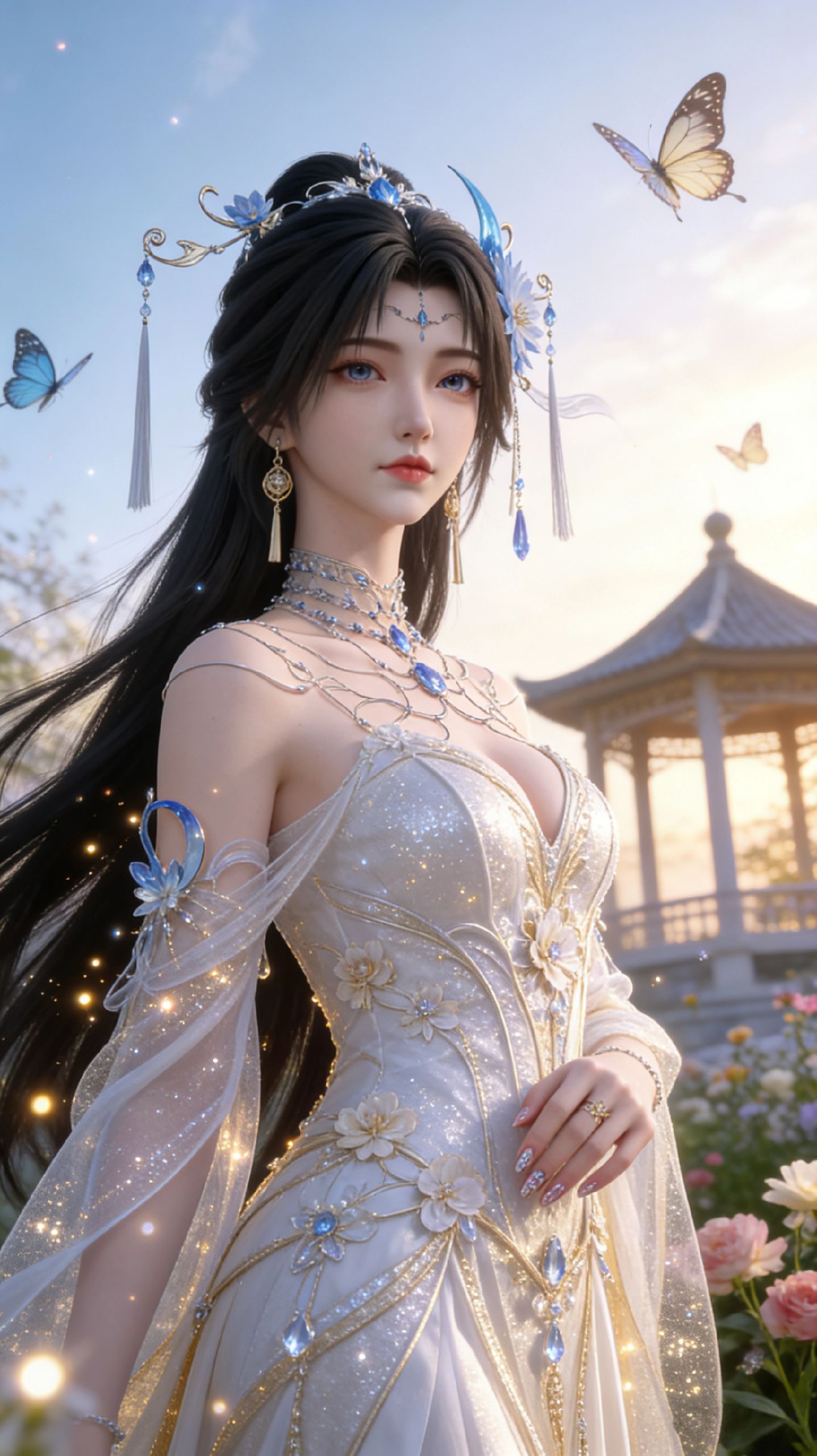 国漫女神壁纸 动漫美女图片 超高清手机美图,第5张