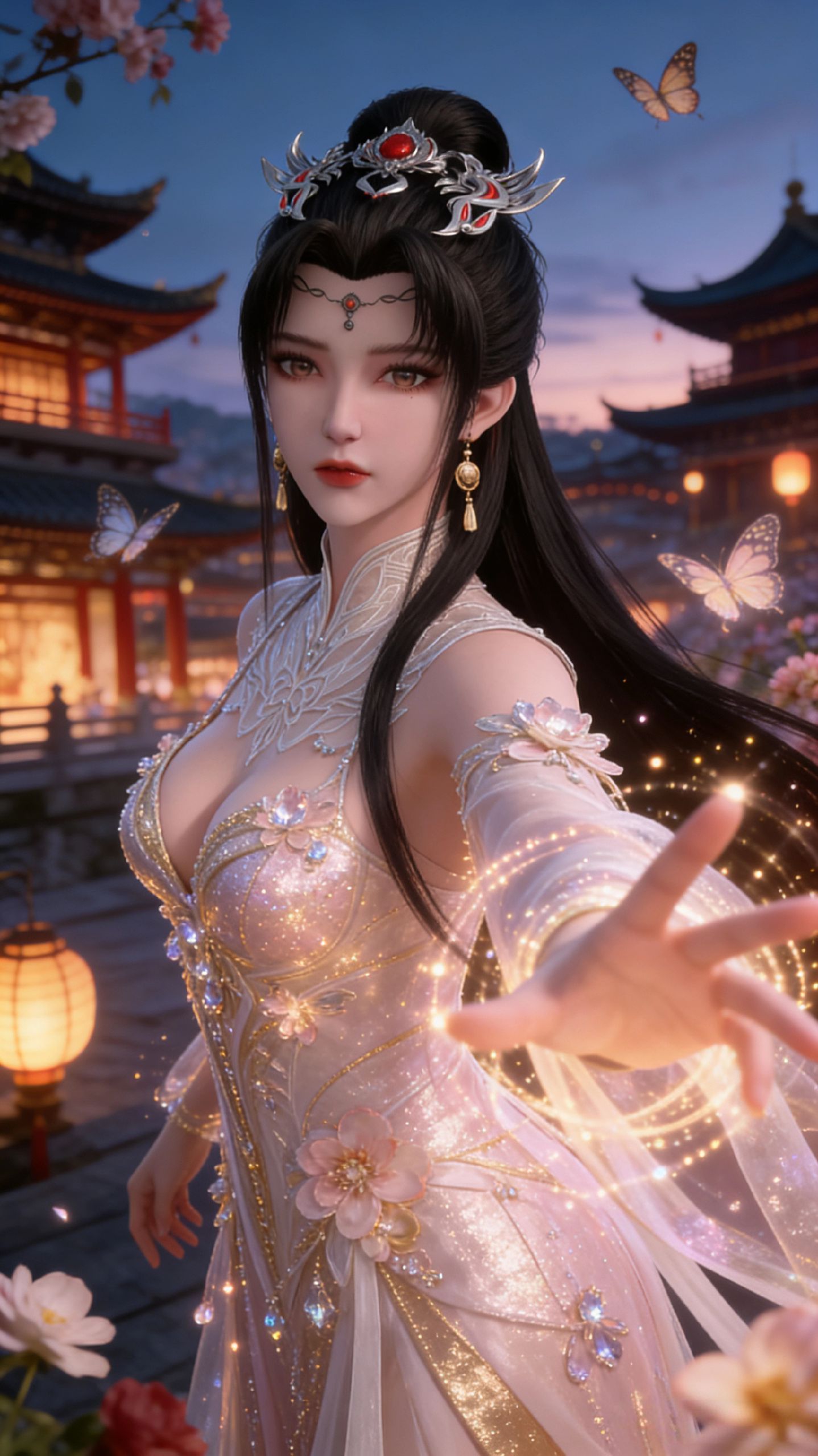 仙逆国漫女神 动漫美女 古风古装美女,第3张