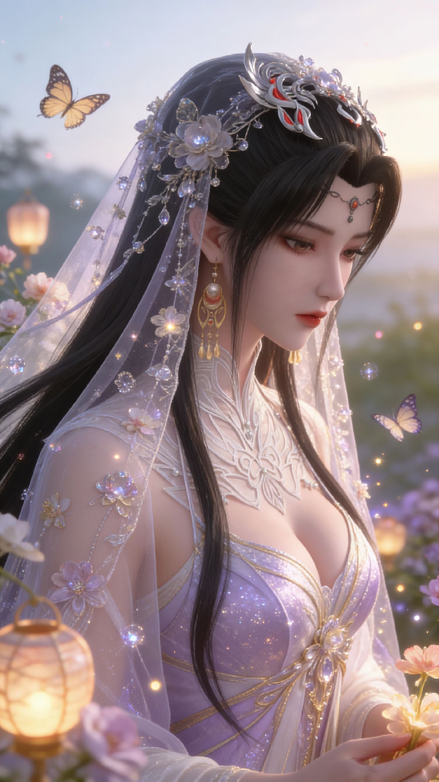 仙逆国漫女神 动漫美女 古风古装美女,第5张