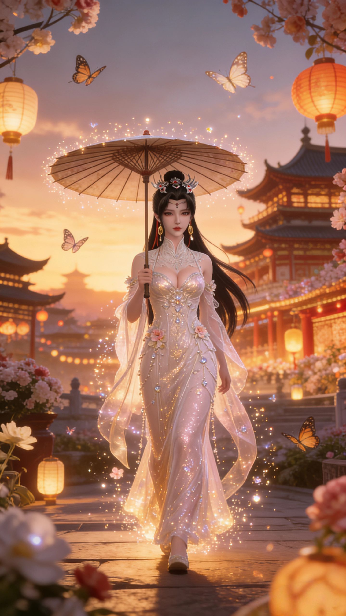 仙逆国漫女神 动漫美女 古风古装美女,第8张