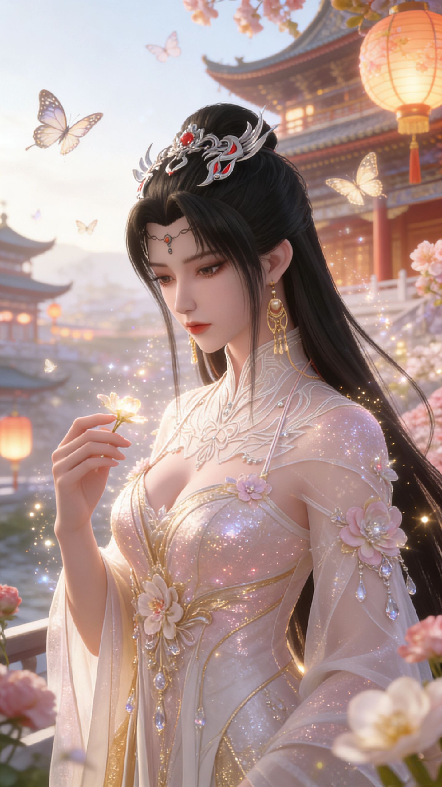 仙逆国漫女神 动漫美女 古风古装美女,第7张