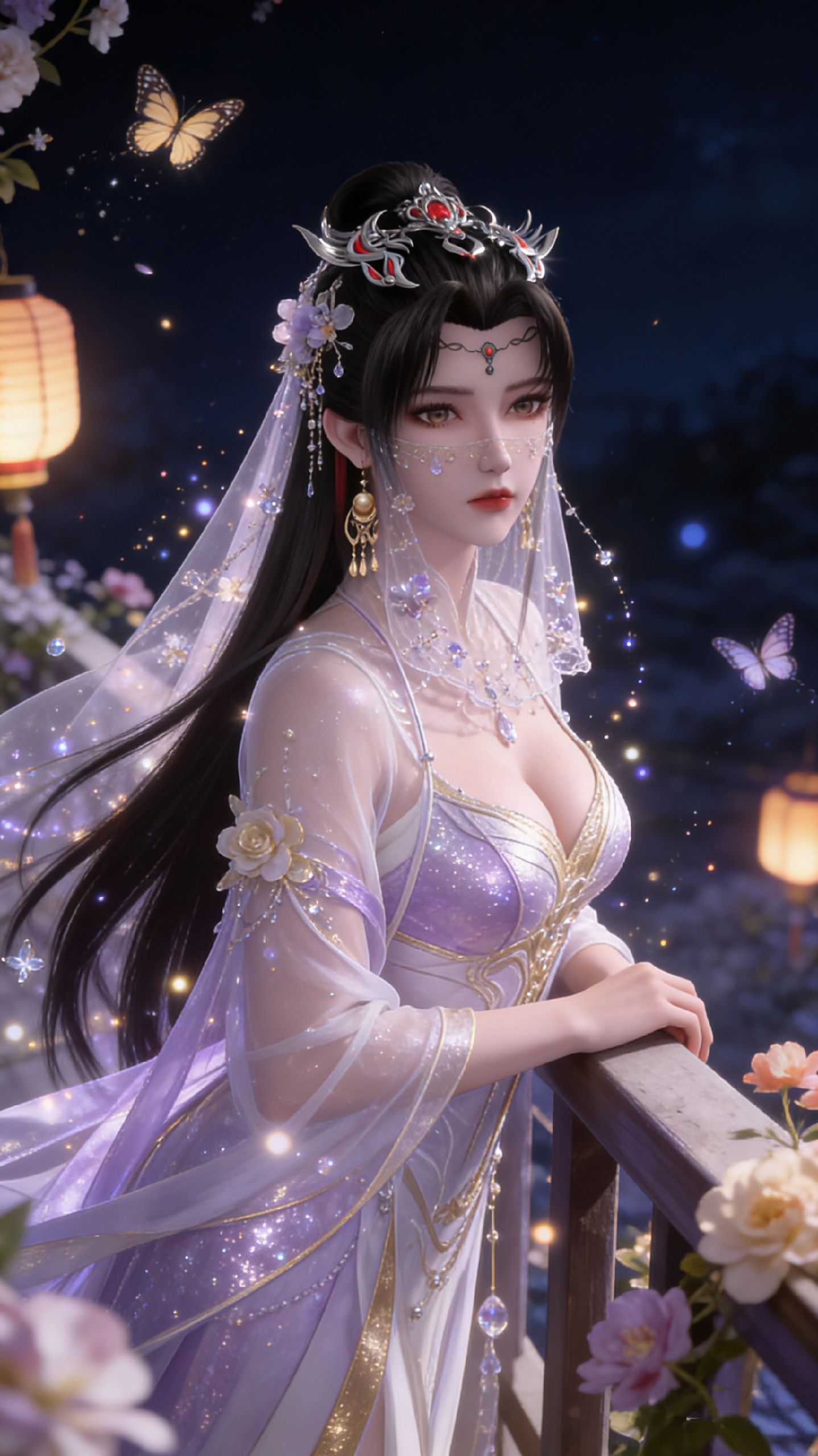 仙逆国漫女神 动漫美女 古风古装美女,第9张