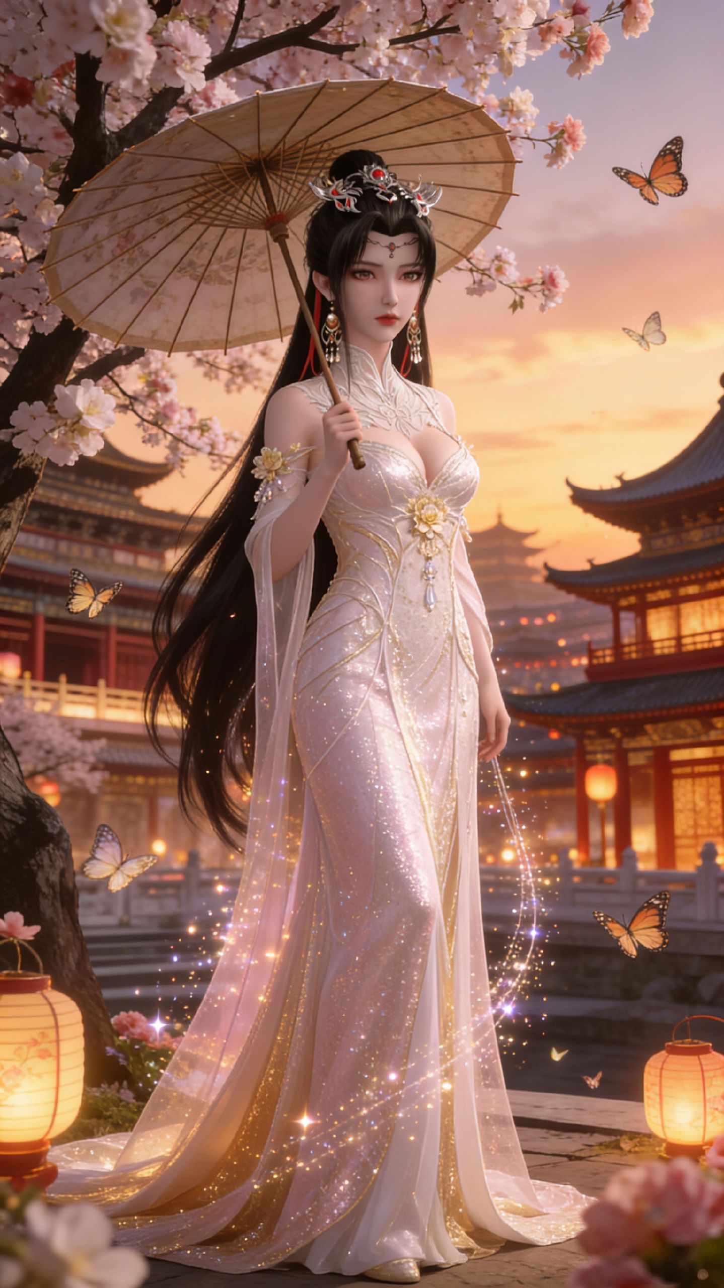 仙逆国漫女神 动漫美女 古风古装美女,第6张