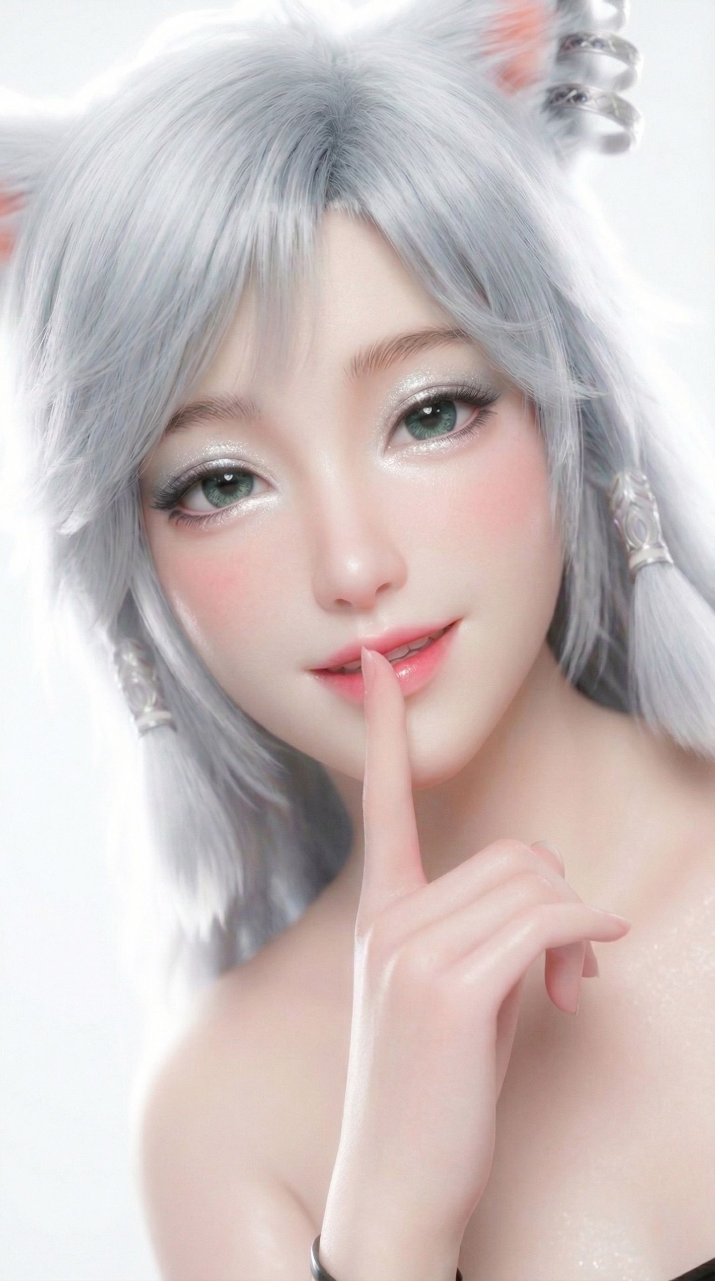 凡人修仙传银月 手机壁纸 现代穿搭写真 国漫美女人物二创美图 紧身皮衣,第7张