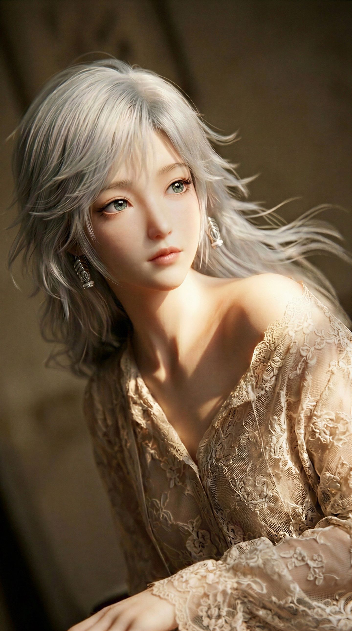 凡人修仙传银月 写实光影氛围感 动漫国漫美女在线美图壁纸,第1张