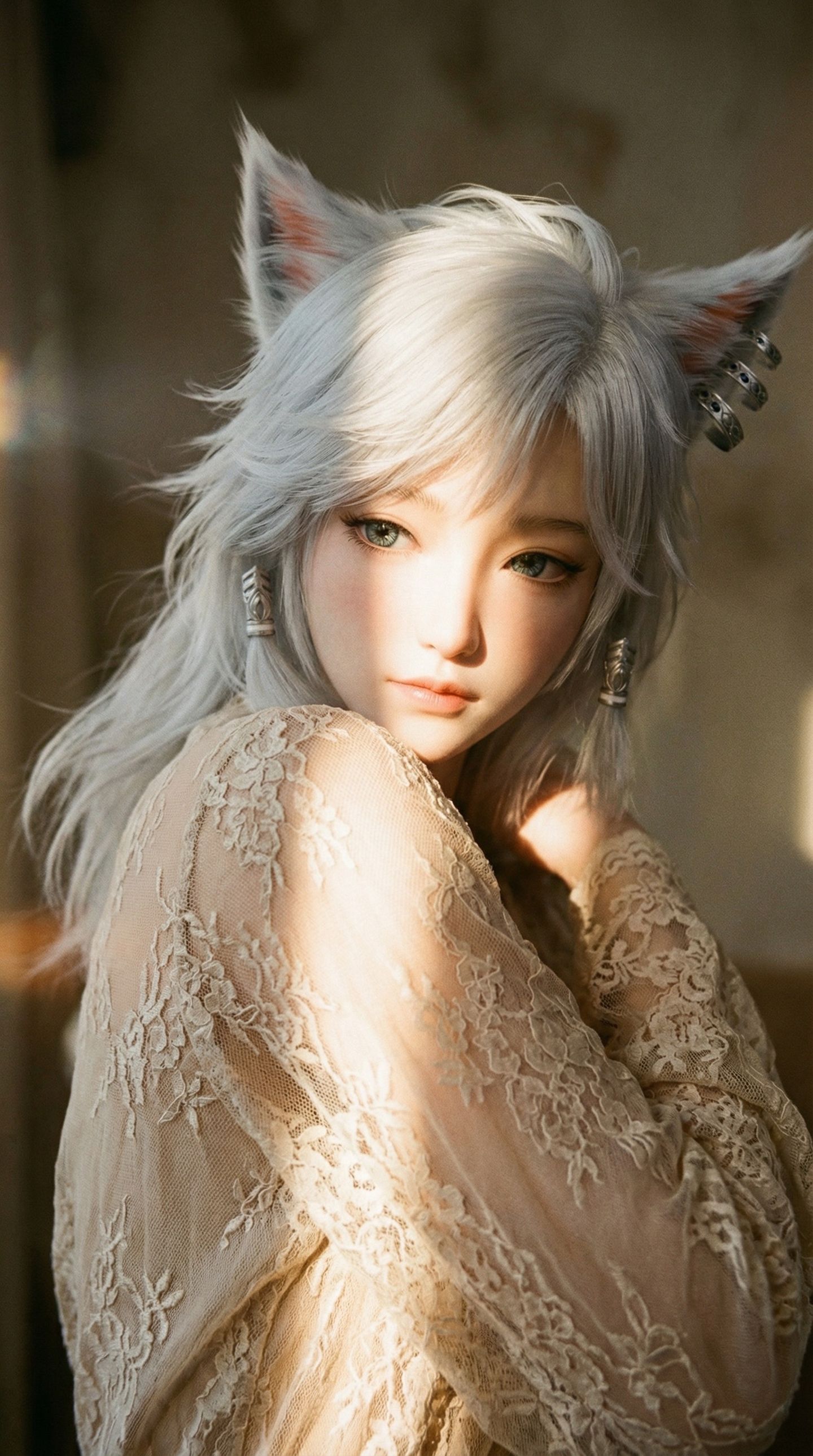 凡人修仙传银月 写实光影氛围感 动漫国漫美女在线美图壁纸,第4张