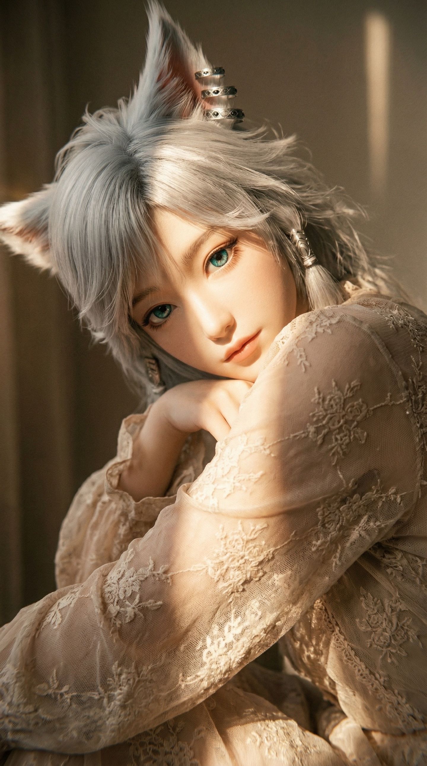 凡人修仙传银月 写实光影氛围感 动漫国漫美女在线美图壁纸,第3张