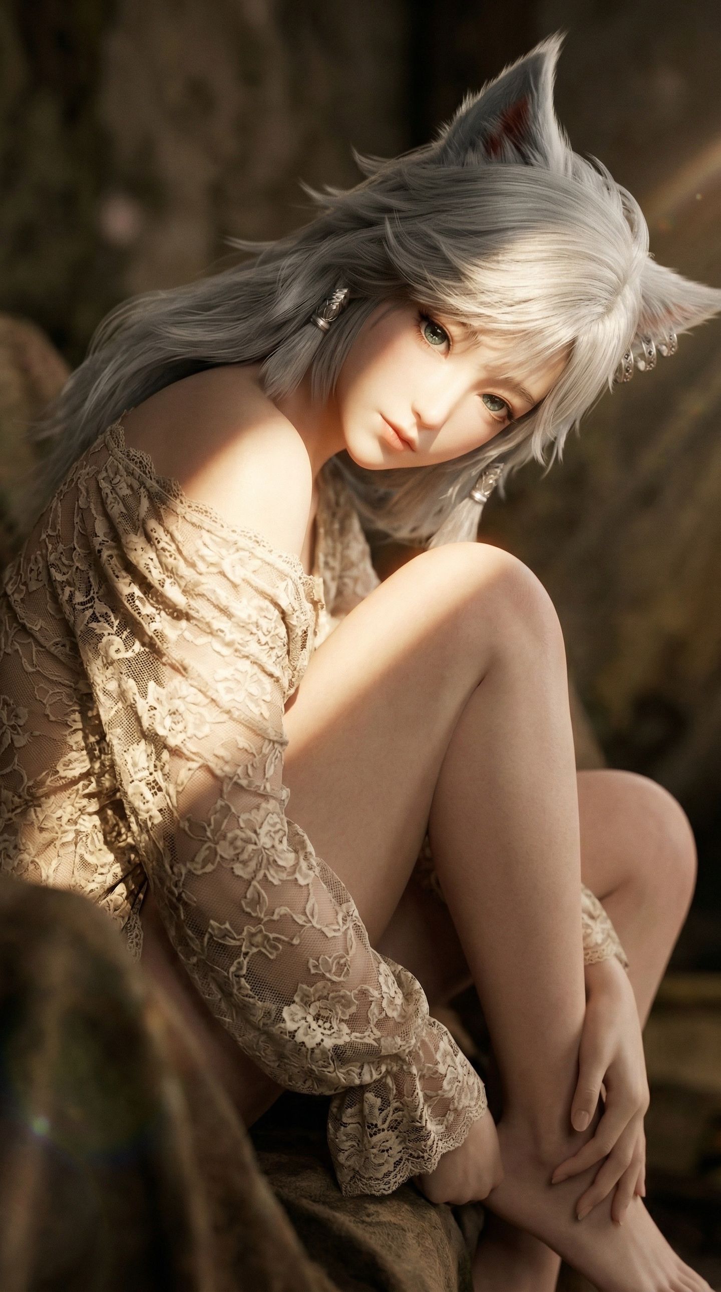 凡人修仙传银月 写实光影氛围感 动漫国漫美女在线美图壁纸,第6张